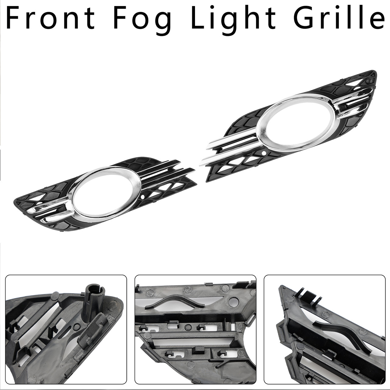 2007-2009 Mercedes-Benz E-CLASS W211 Front Fog Light Grill Chrome