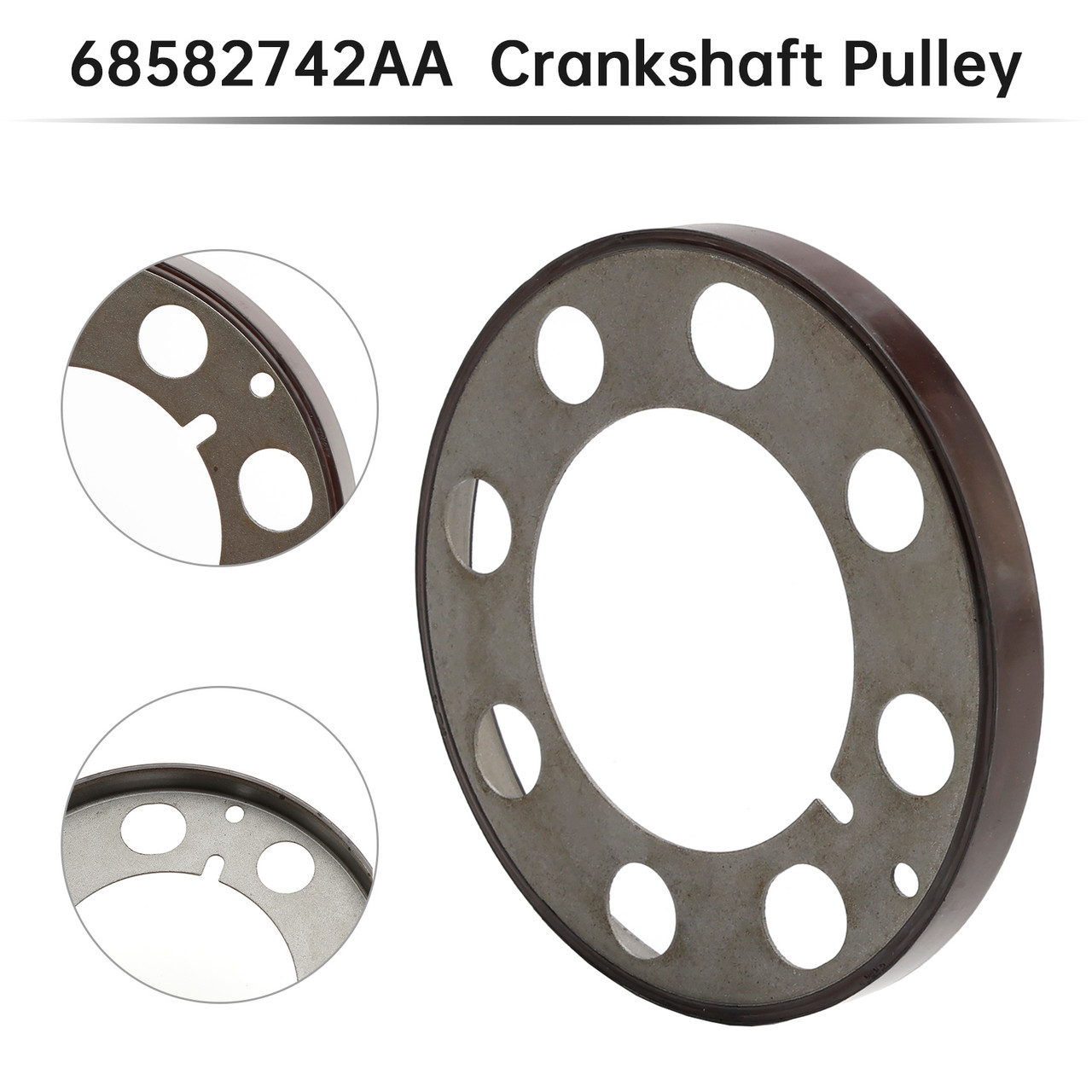 2011-2023 Jeep GRAND CHEROKEE WK WRANGLER JK Sprocket Crankshaft Pulley 68582742AA Generic