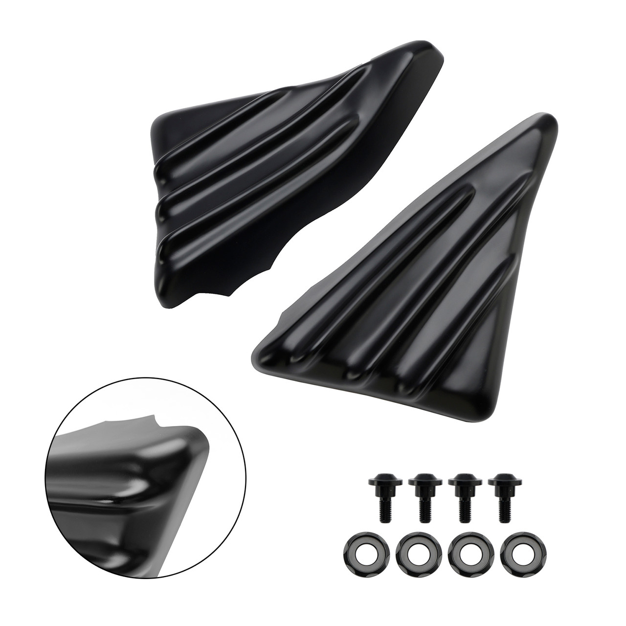 2021-2024 Honda REBEL CMX1100 Left&Right Side Battery Cover Black Generic