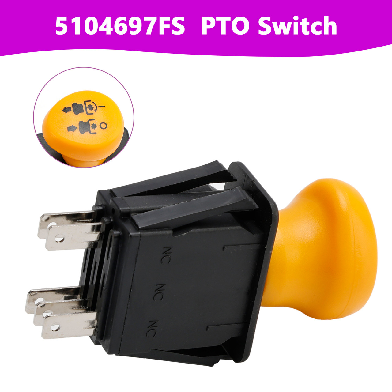 PTO Switch 5104697FS 5104697 for Ferris FW25 FW35 FW45 SRS Z1 Z2 Z3 Z3X