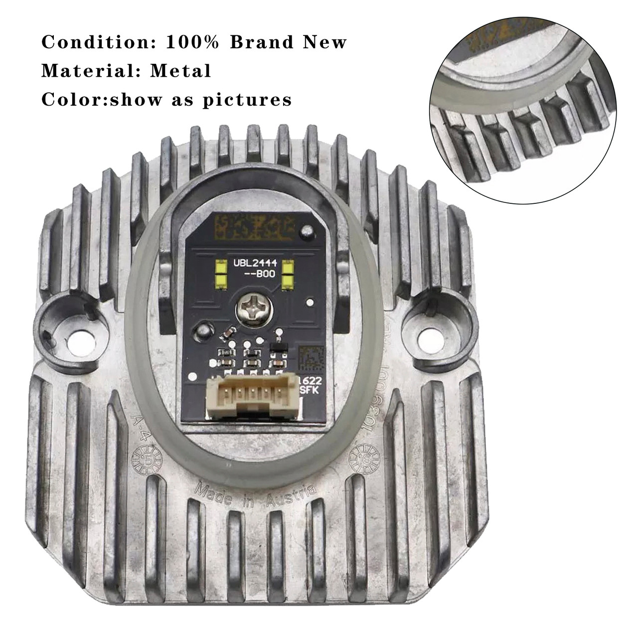 2015-2018 BMW 5 Series G30 G32 G38 F90 DRL Daytime Running Light Module 63117214934 Generic