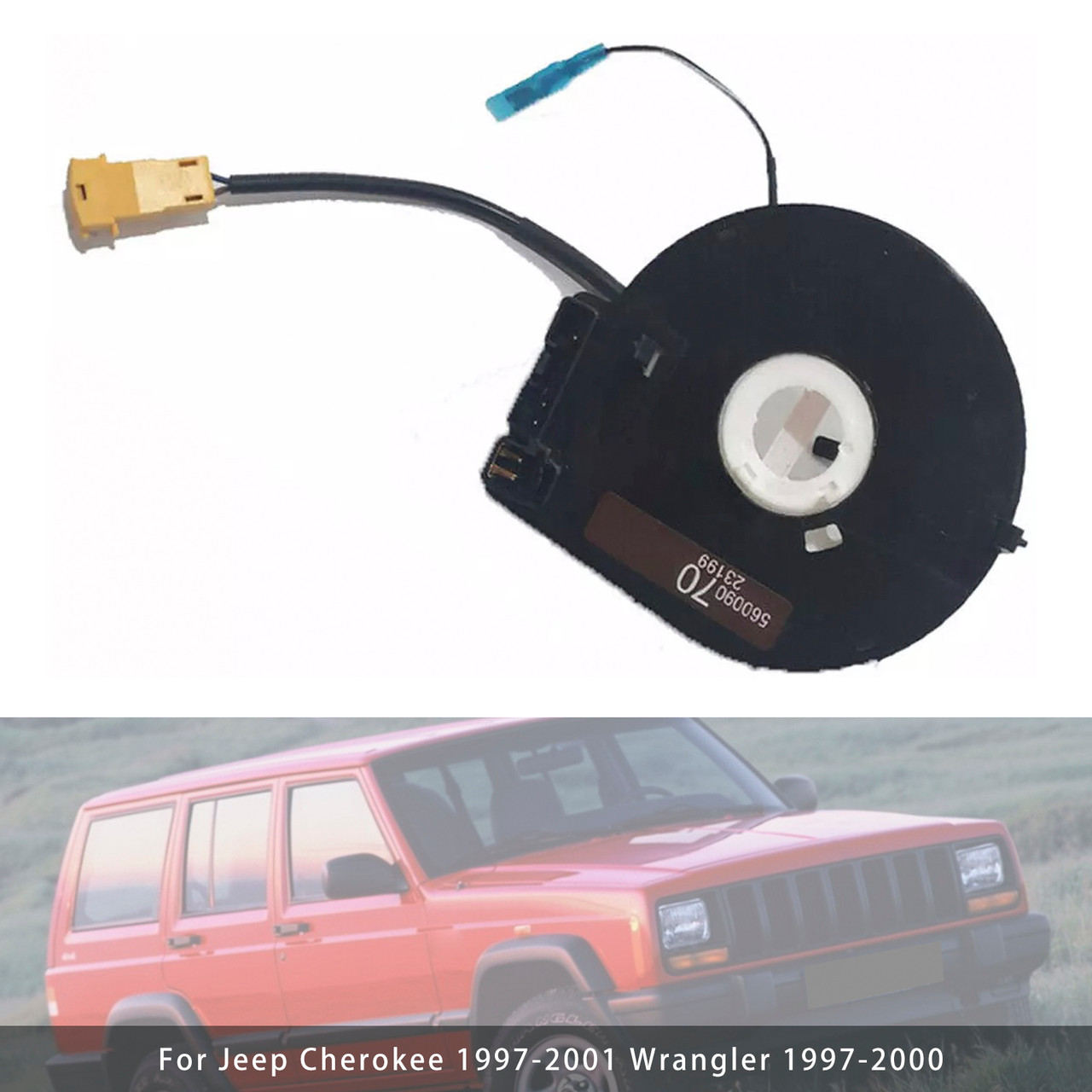 1997-2000 Wrangler Steering Wheel Clock Spring 56009070 Generic