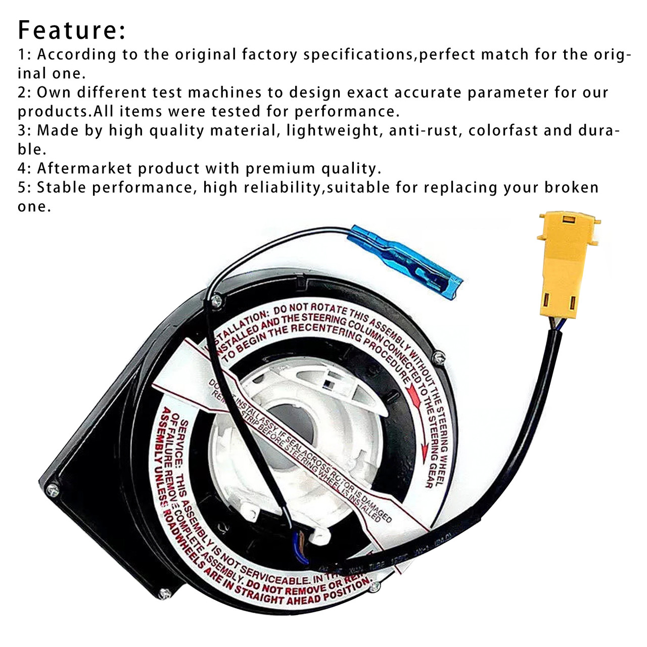 1997-2000 Wrangler Steering Wheel Clock Spring 56009070 Generic