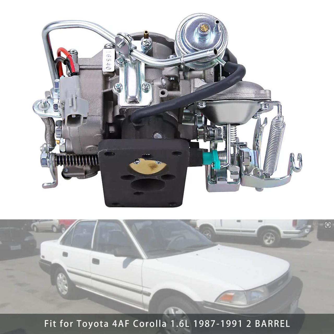 1987-1991 Toyota 4AF Corolla 1.6L 2 BARREL Carburetor 21100-16540