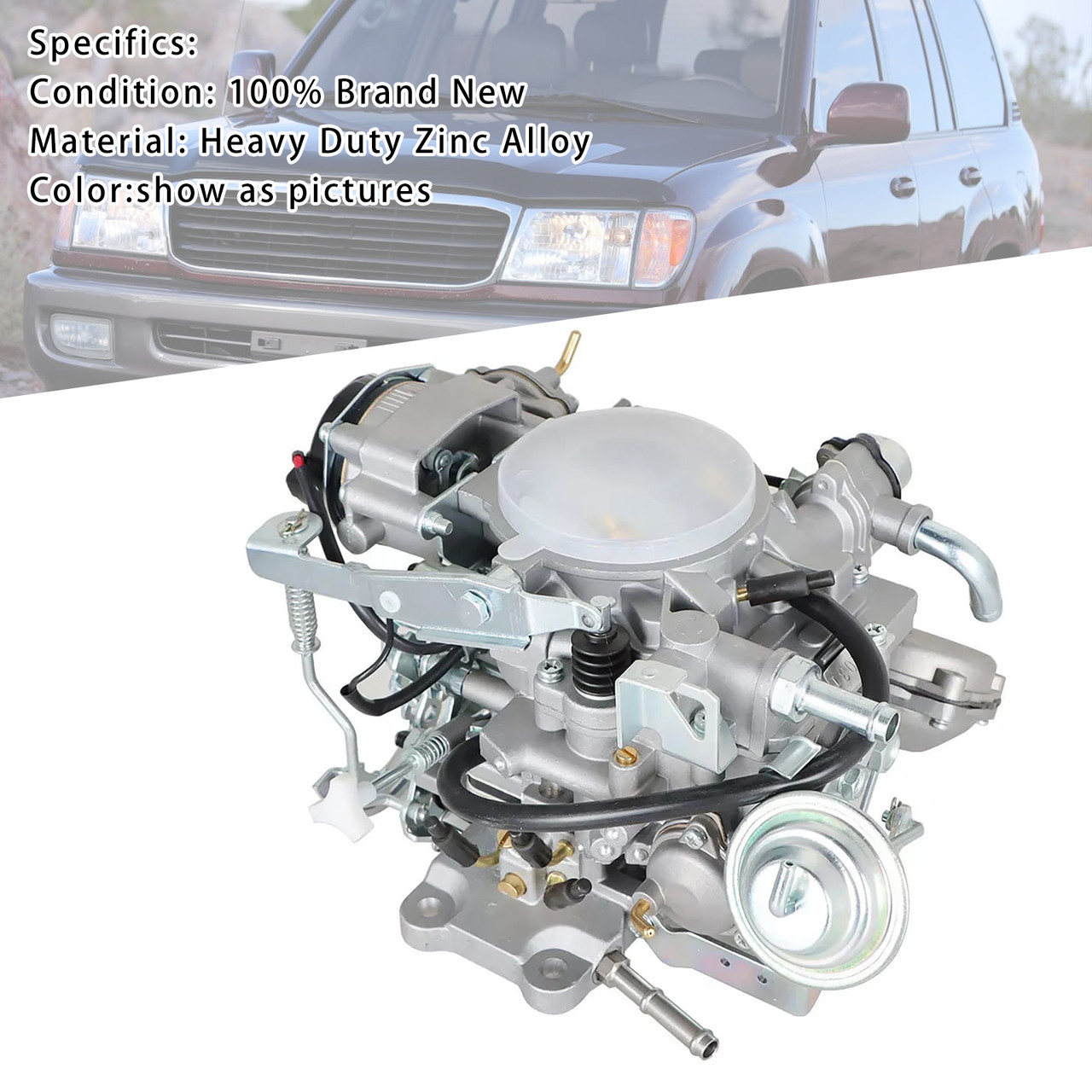 1992-1999 Toyota 1FZ Land Cruiser Carburetor 21100-66010 Generic