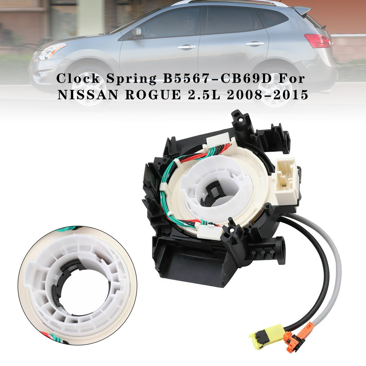 Clock Spring B5567-CB69D For NISSAN ROGUE 2.5L 2008-2015 - Mad Hornets