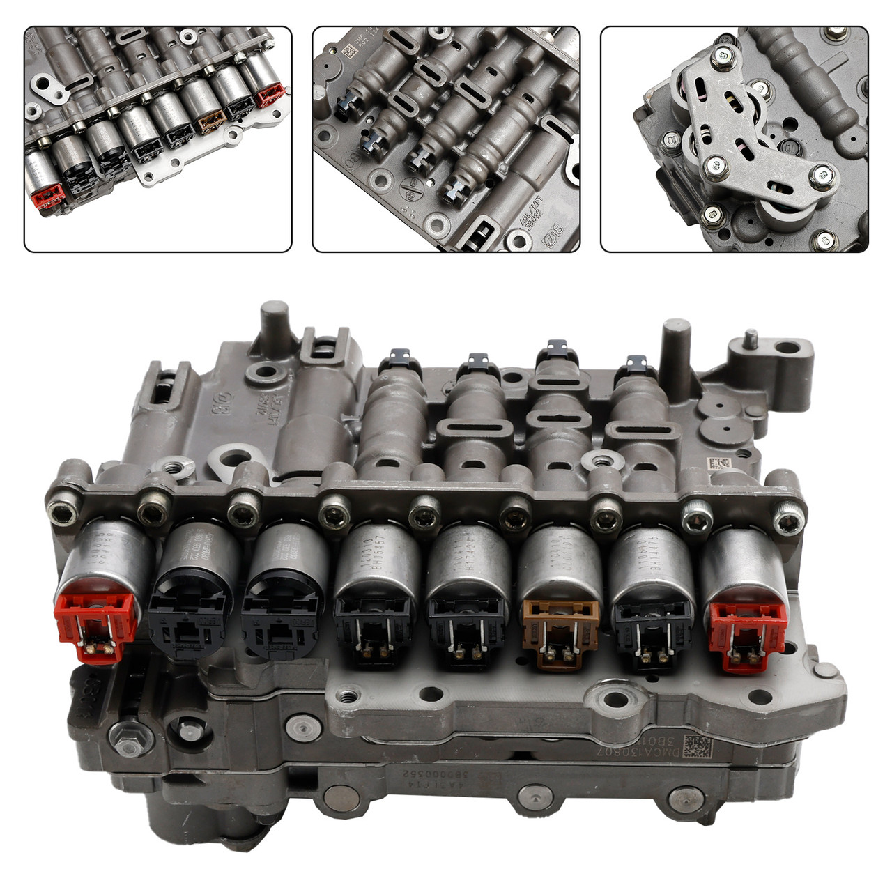 A6MF1 A6LF1/2/3 Valve Body with Solenoids for Hyundai Azera, Grandeur, Santa Fe, Sonata, Tucson, Veracruz - 6 Speed FWD/4X4 L4 & V6 Engines (2.0L-3.8L)