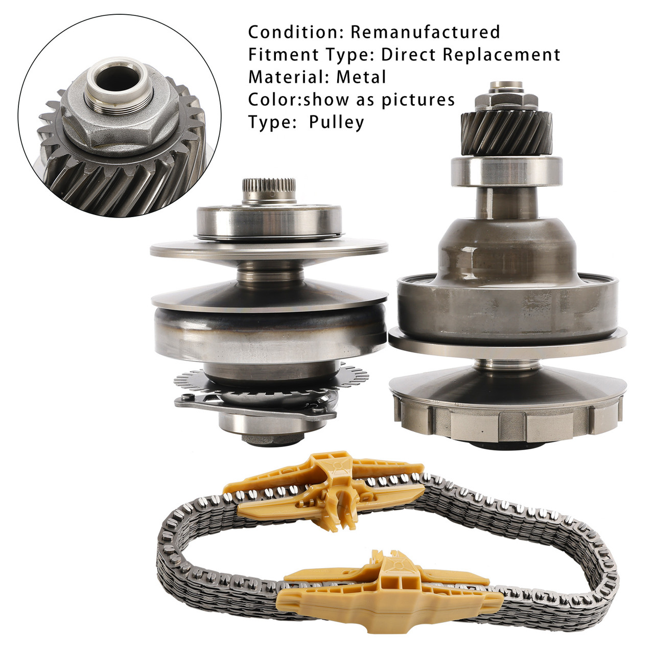 Nissan Gearbox CVT Auto Transmission Pulley With Belt Chain JF018