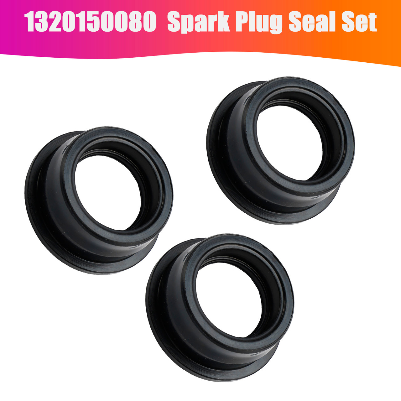 2008-2015 Smart Fortwo 3PCS New Spark Plug Seal Set C638GS 1320150080 Generic 2008-2015 Smart Fortwo 3PCS New Spark Plug Seal Set C638GS 1320150080 Generic