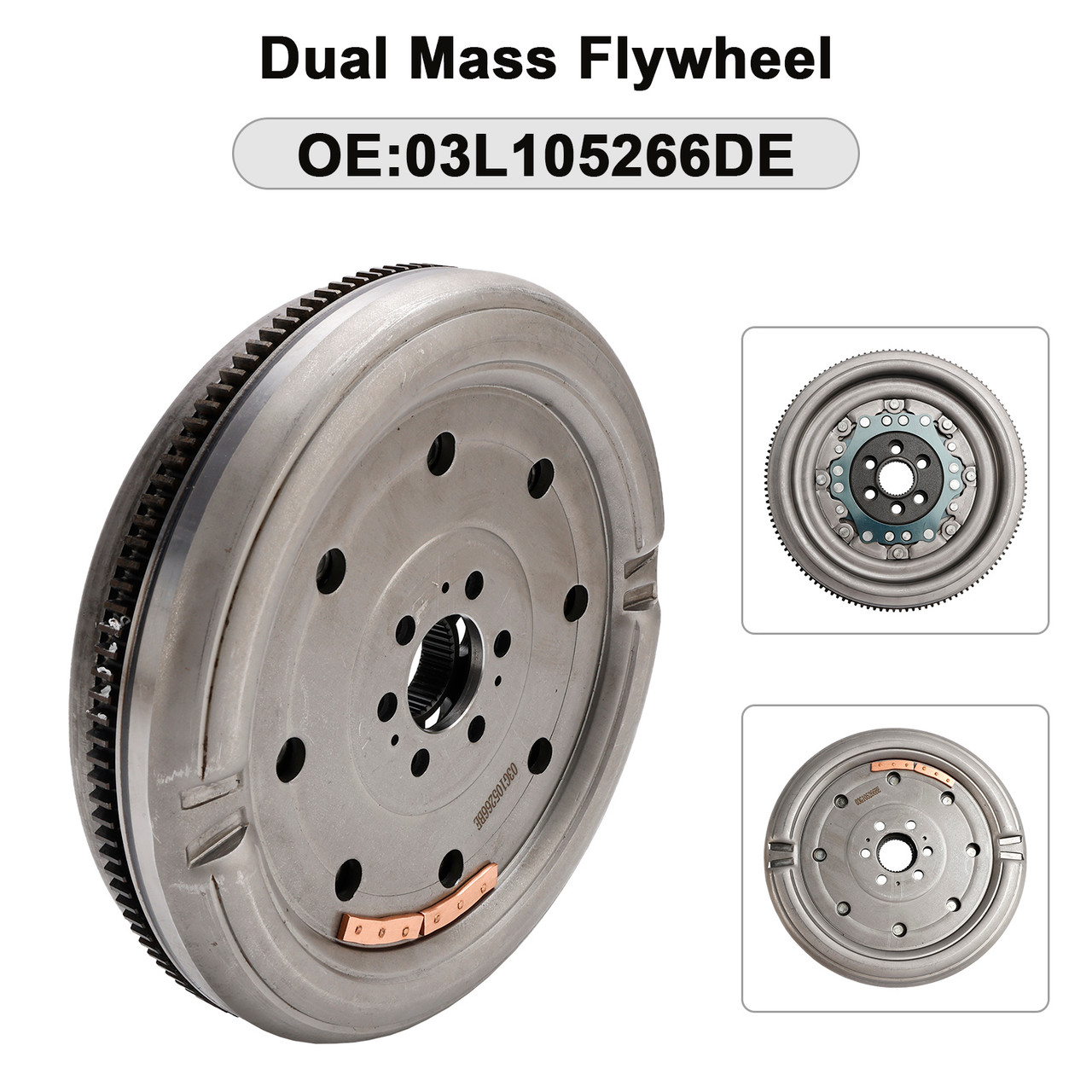 2004-2020 SKODA KODIAQ I OCTAVIA II/III SUPERB II YETI Dual Mass Flywheel 2.0 Tdi DSG 03L105266DE Generic