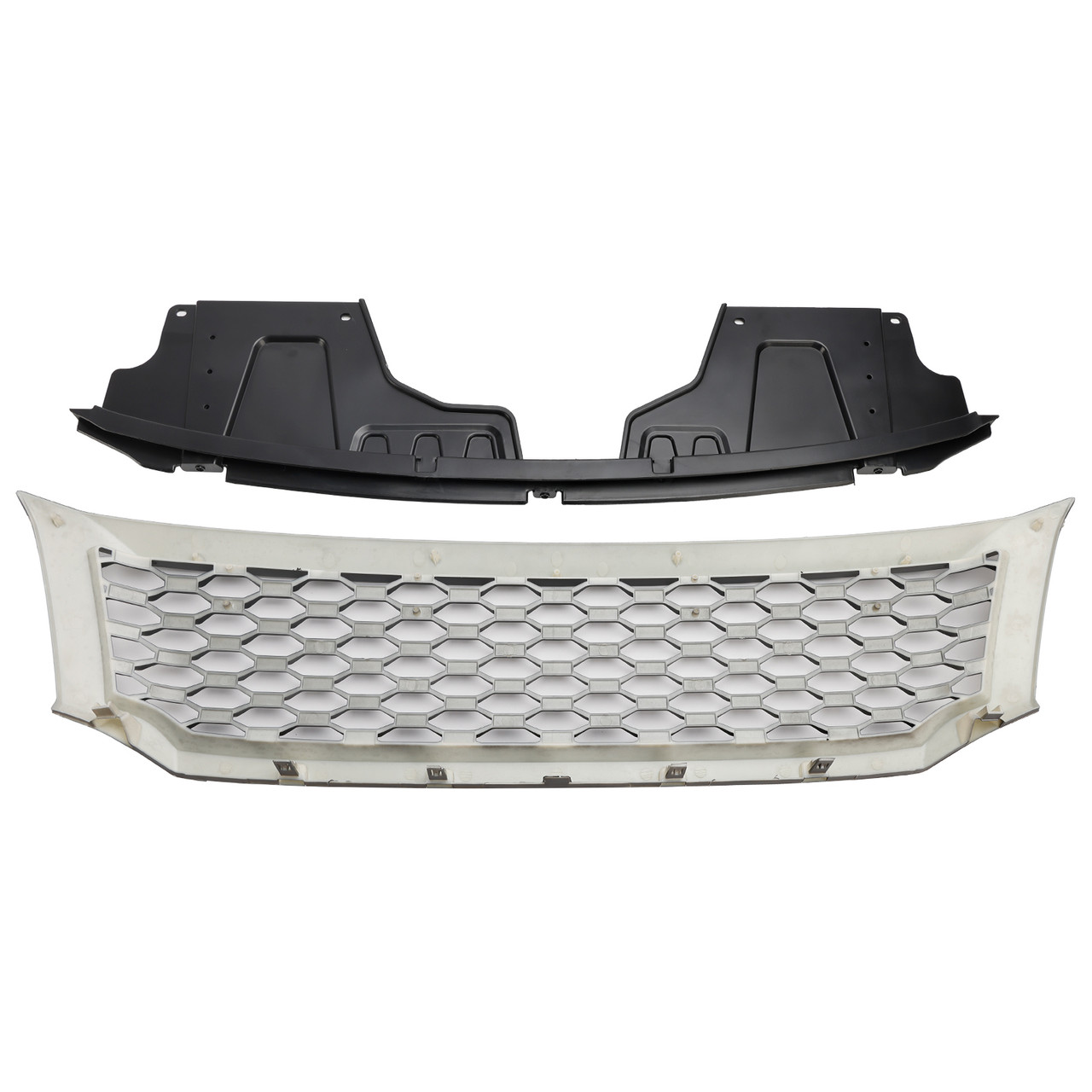 2015-2020 Nissan Navara D23 NP300 Front Bumper Grille Without Letters Matte Black Generic