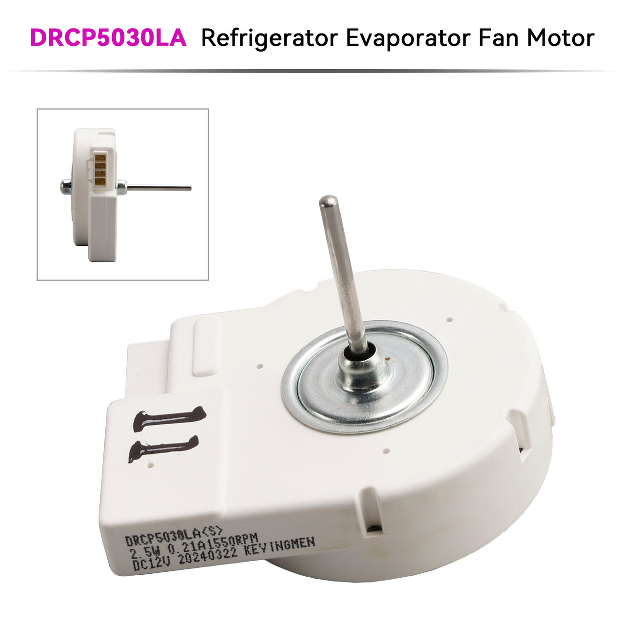 DRCP5030LA Evaporator Fan Motor for Samsung Refrigerator DA31-00146B PS4138373 DRCP5030LA Evaporator Fan Motor for Samsung Refrigerator DA31-00146B PS4138373