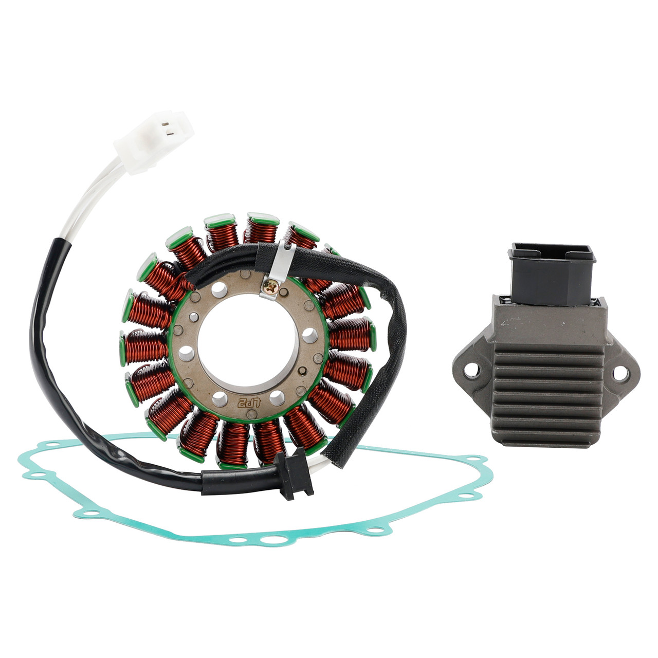1999-2000 Honda CBR600F4 PC35 Magneto Coil Stator+Voltage Regulator+Gasket Assy 31120-MBW-611 Generic
