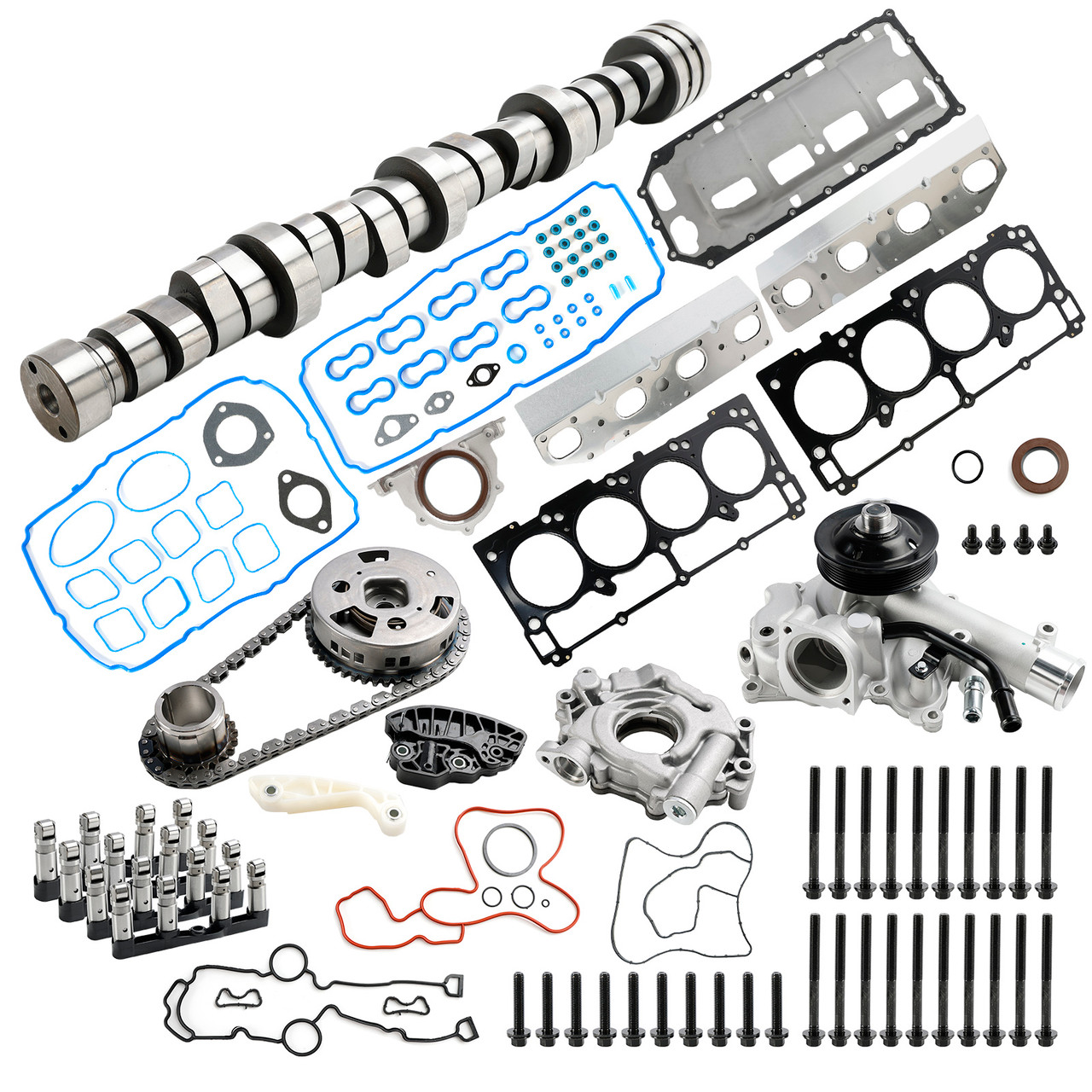 2009-2019 Dodge Ram 1500 5.7L Hemi MDS Lifters Kit Timing Chain Kit Camshaft Kit 53021726AD 53021726AF Generic