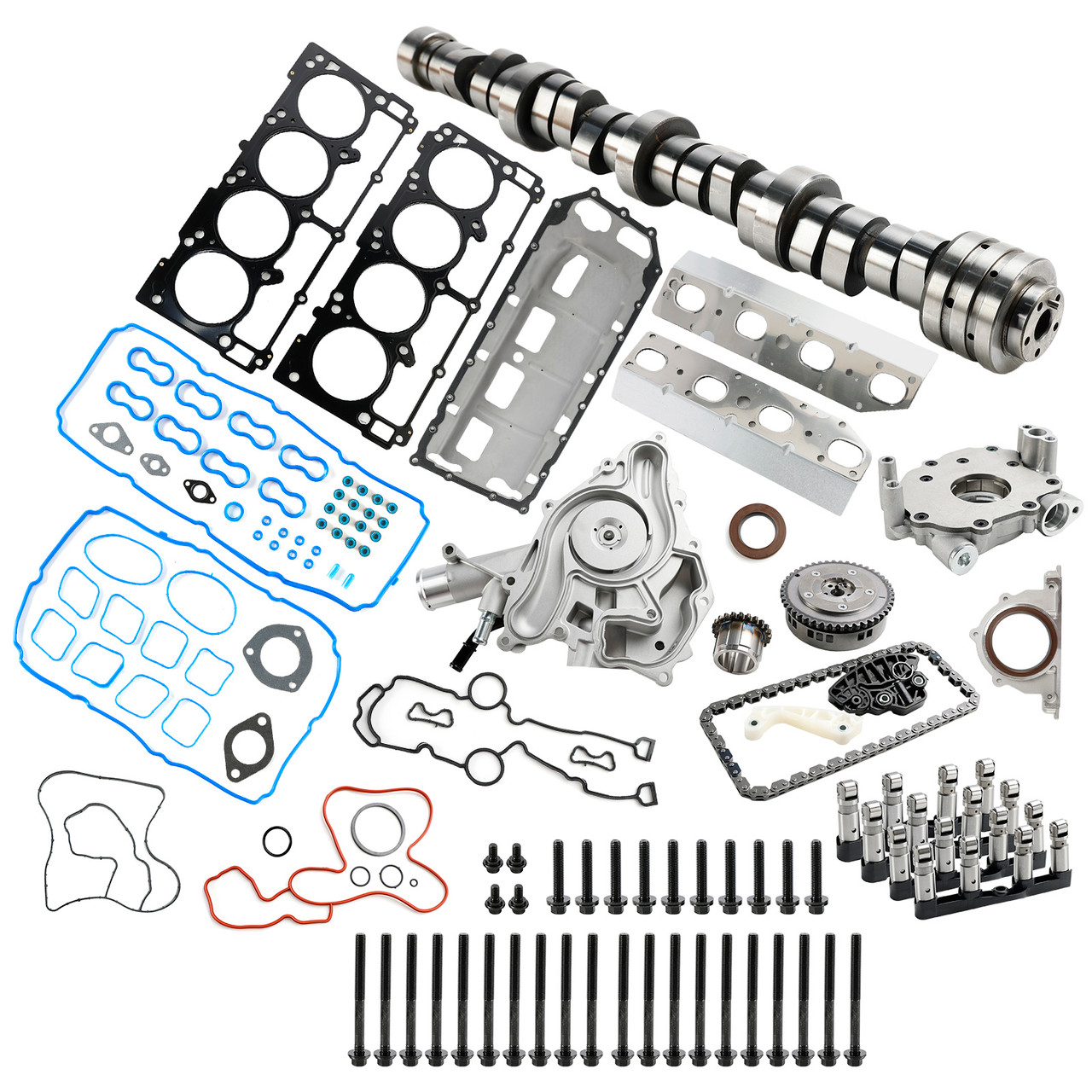 2009-2019 Dodge Ram 1500 5.7L Hemi MDS Lifters Kit Timing Chain Kit Camshaft Kit 53021726AD 53021726AF Generic