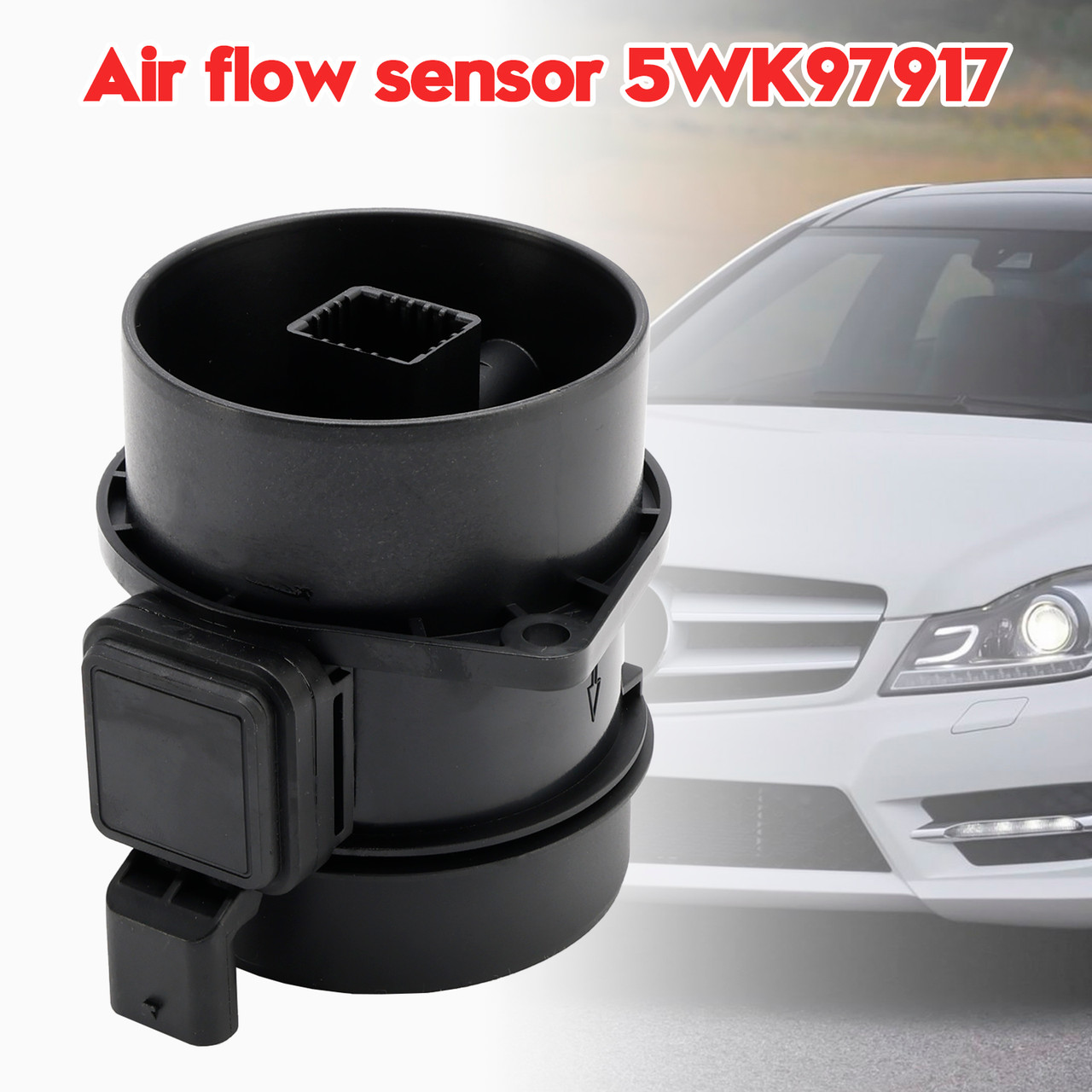2007-2014 Mercedes W204 W212 X204 Sprinter Mass Air Flow Meter Sensor 5WK97917 Generic