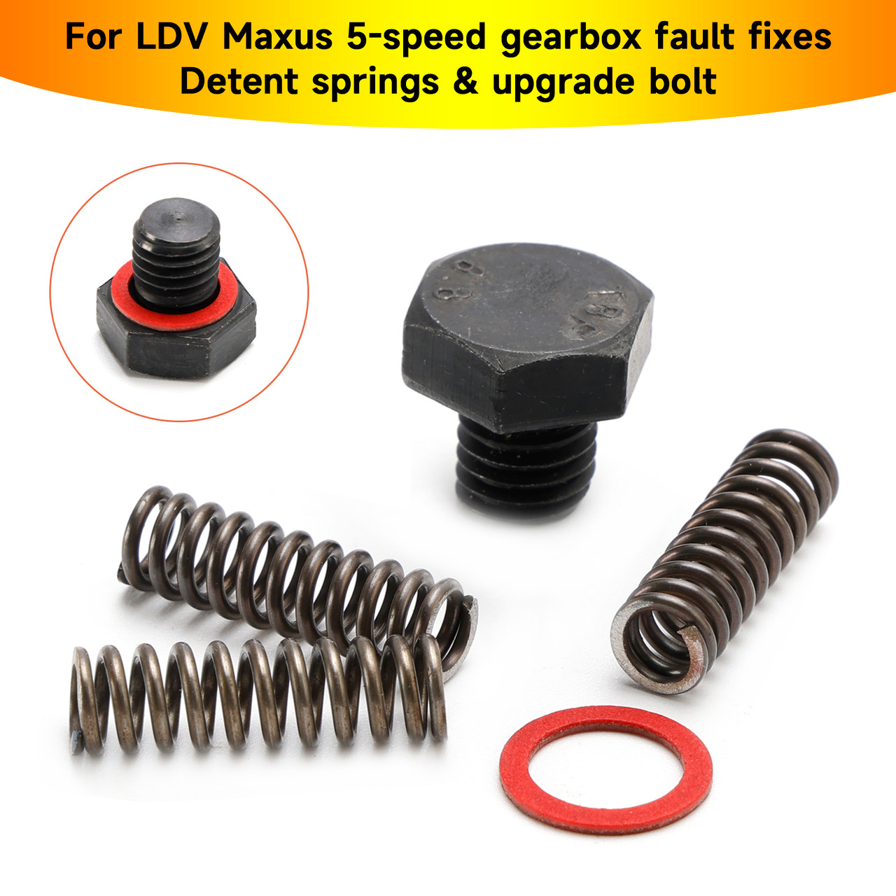 LDV Maxus 5-speed gearbox fault fixes Detent springs & upgrade bolt Generic