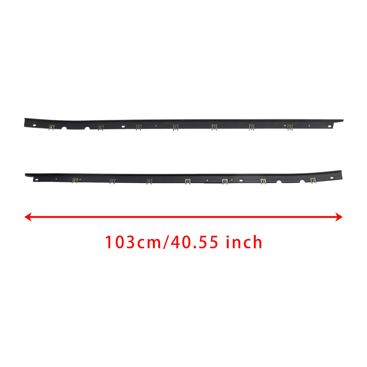 1984-1996 Corvette Driver + Passenger Sides Door Panel Outer Window Seals Generic 1984-1996 Corvette Driver + Passenger Sides Door Panel Outer Window Seals Generic