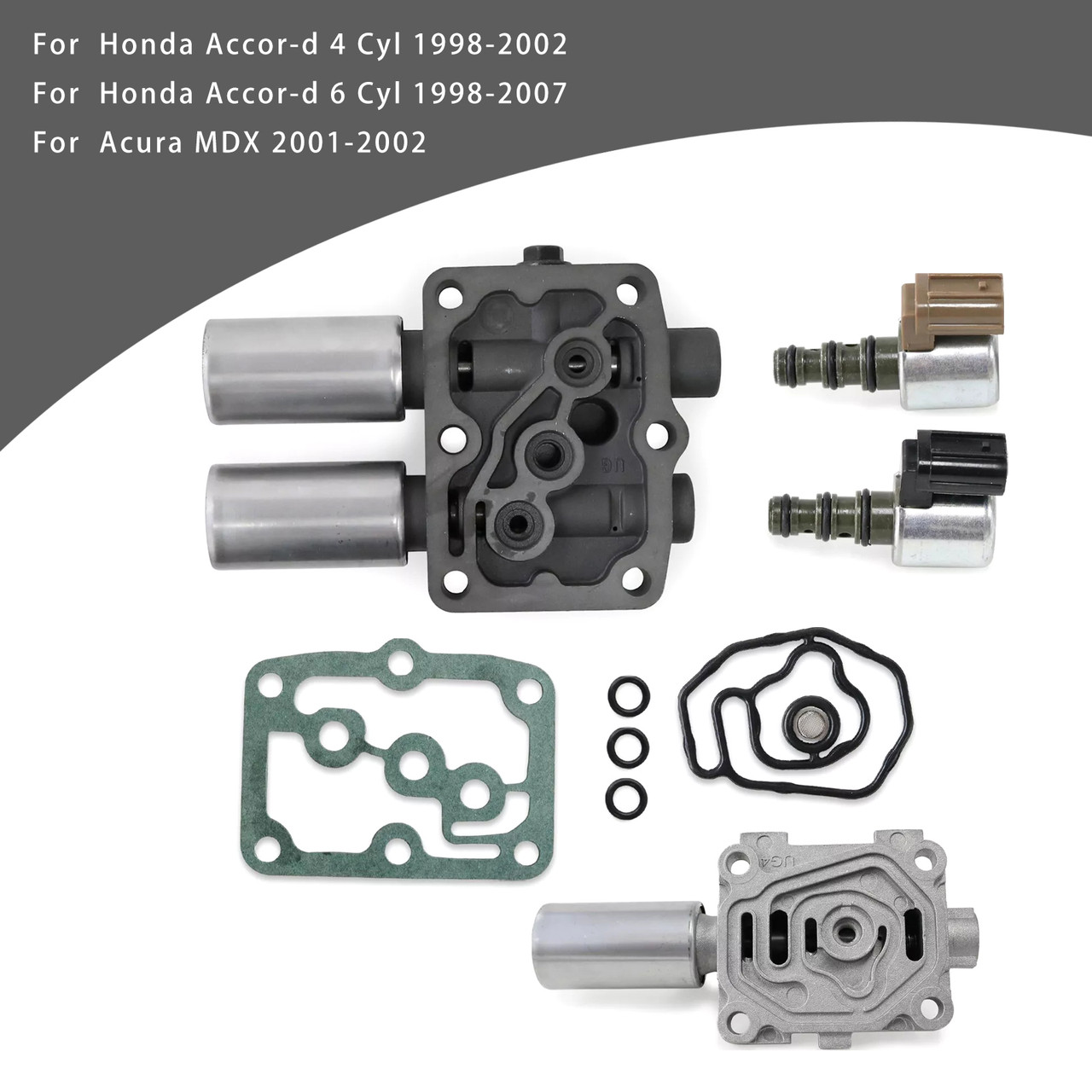 1997-2007 Honda Accor-d 4 Cyl 6 Cyl Odysse-y Pilo-t Prelud-e Transmission Solenoid Kit 28250-P7W-003 Generic