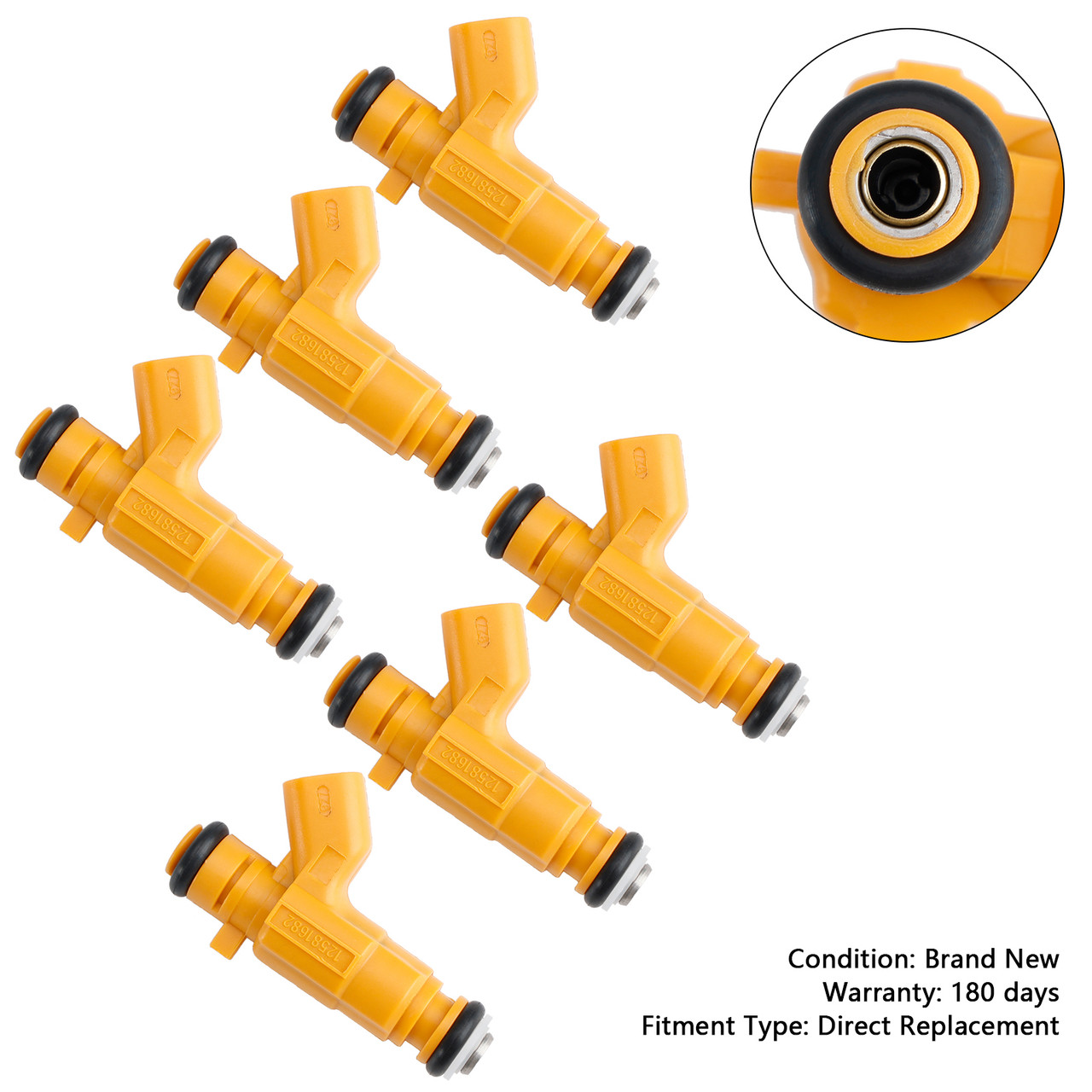 2005-2009 Opel Vectra For Vauxhall Vectra Insignia Signum 6PCS Fuel Injector 0280156129