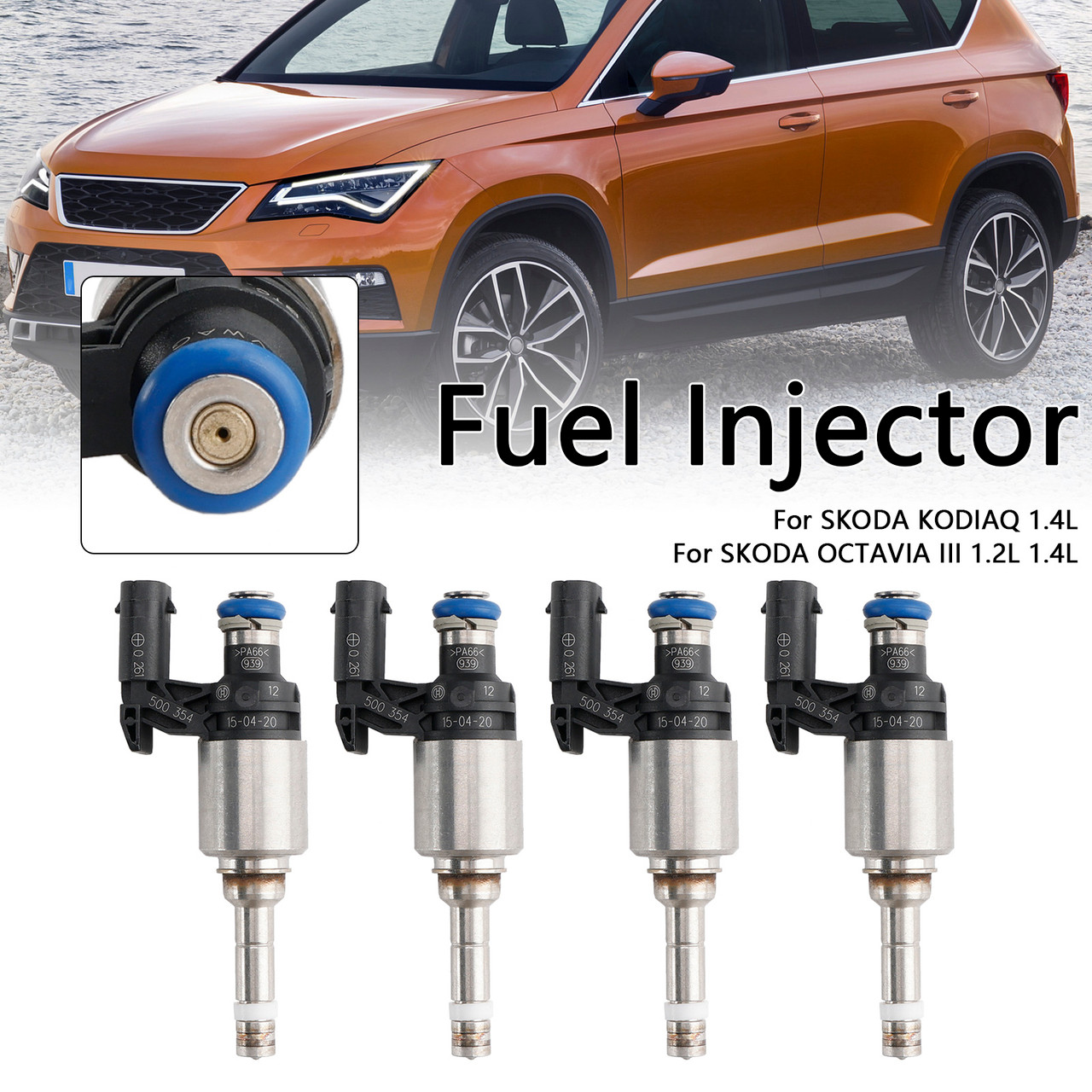 SEAT ATECA  IBIZA IV 4PCS Fuel Injector 04E906036Q Generic