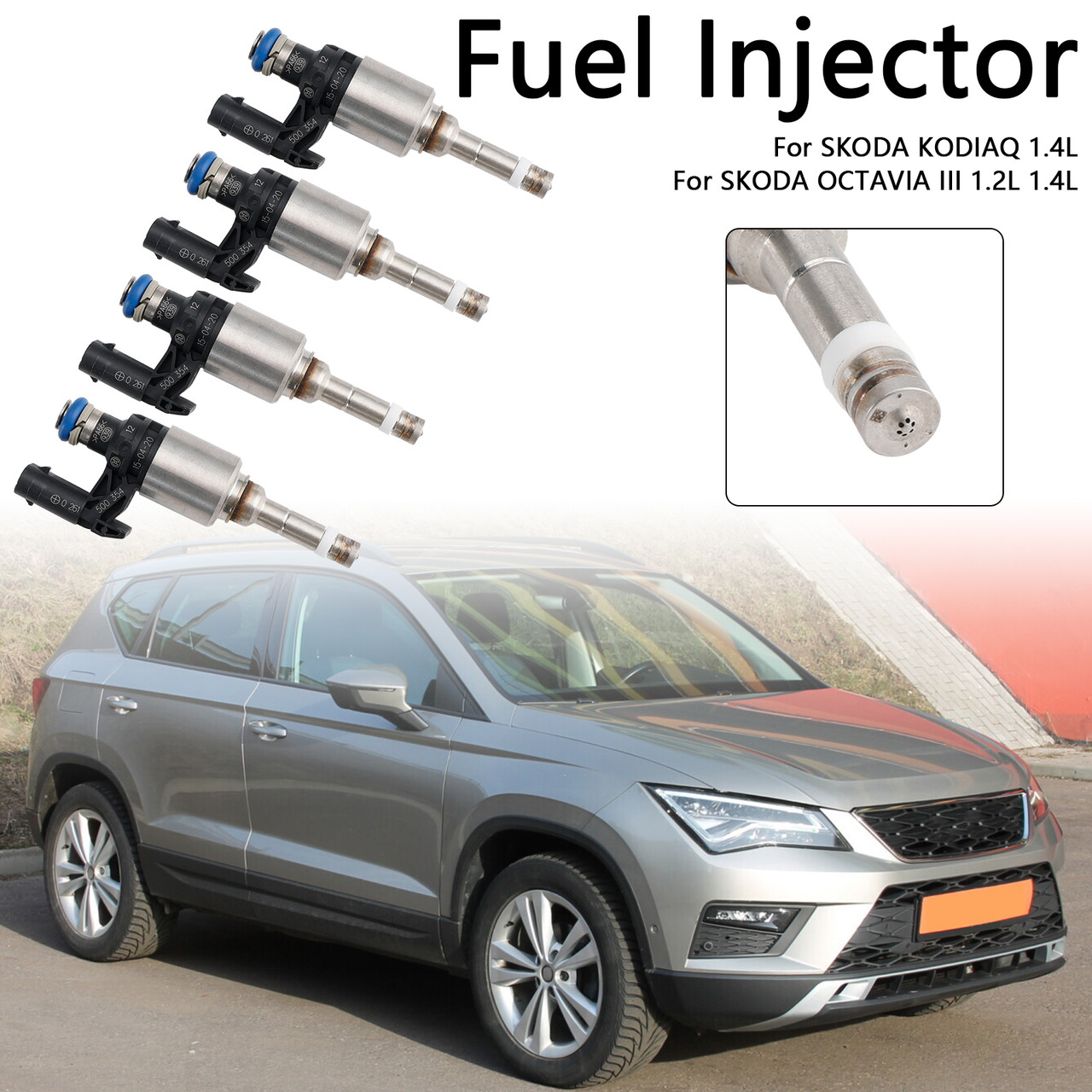 SEAT ATECA  IBIZA IV 4PCS Fuel Injector 04E906036Q Generic
