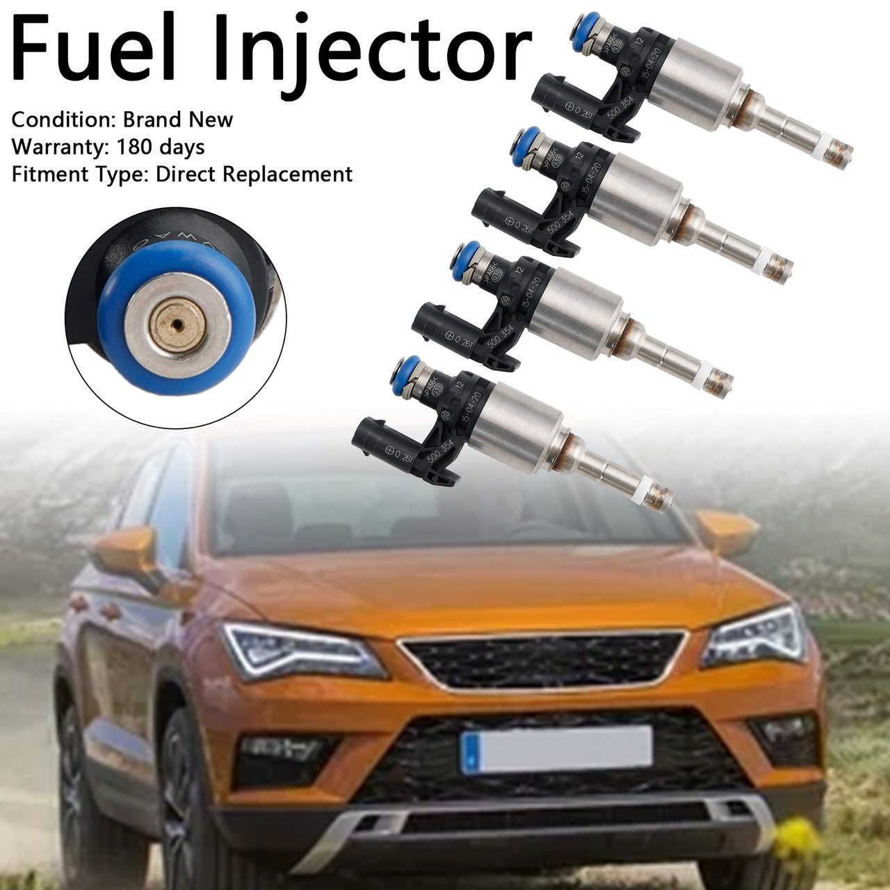 SEAT ATECA  IBIZA IV 4PCS Fuel Injector 04E906036Q Generic