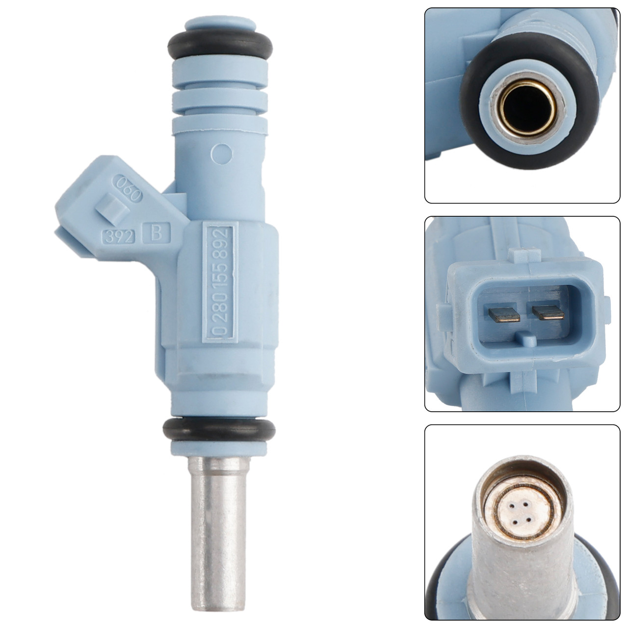 2000-2002 Audi TT Quattro 1.5L 1PCS Fuel Injector 0280155892 0280155893 Blue Generic