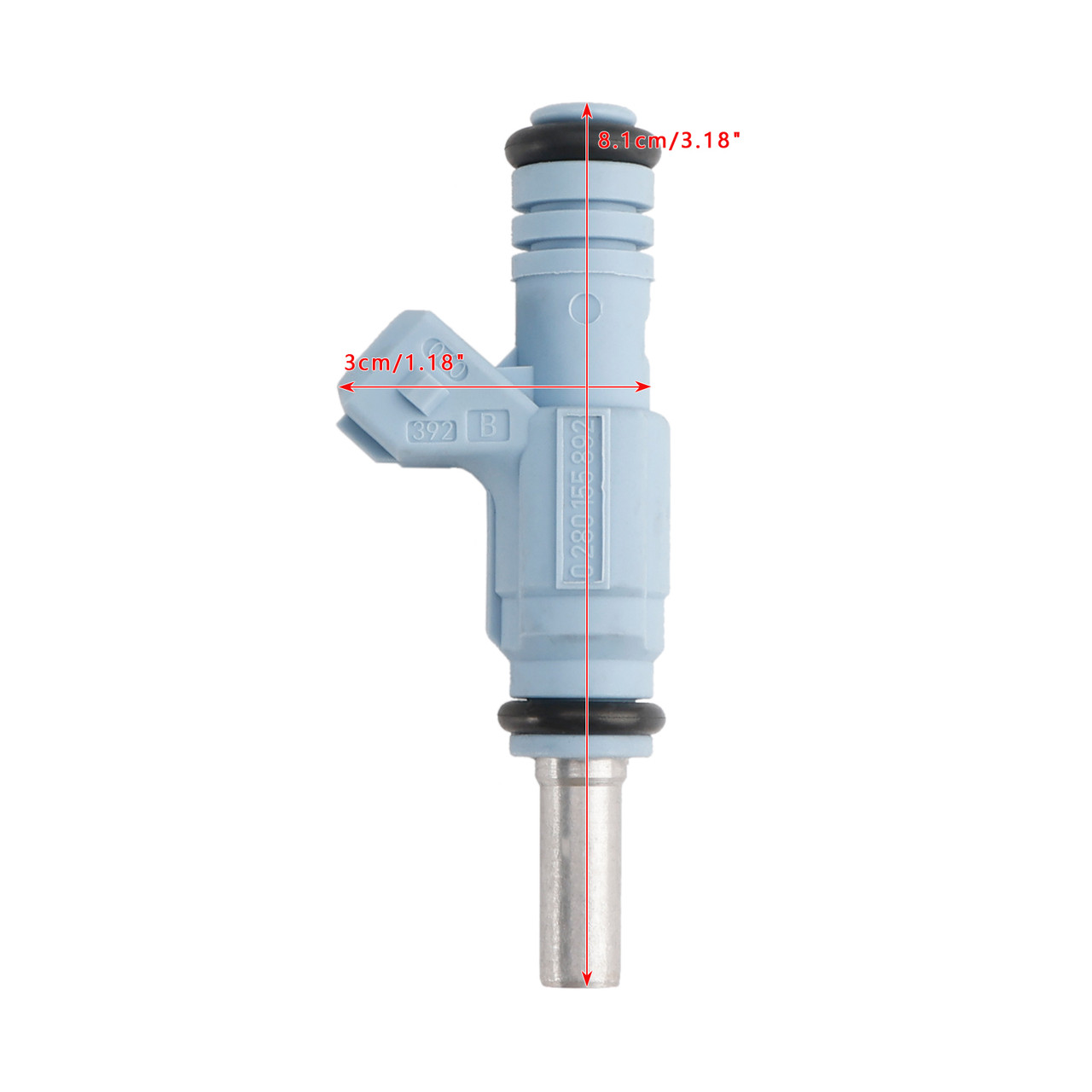 2000-2002 Audi TT Quattro 1.5L 1PCS Fuel Injector 0280155892 0280155893 Blue Generic