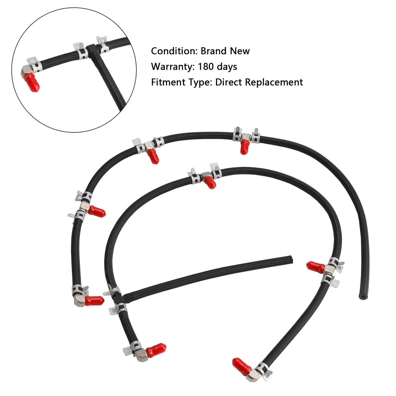 2004-2010 Duramax 6.6L Diesel Truck Engines Fuel Injector Return Line Kit Generic