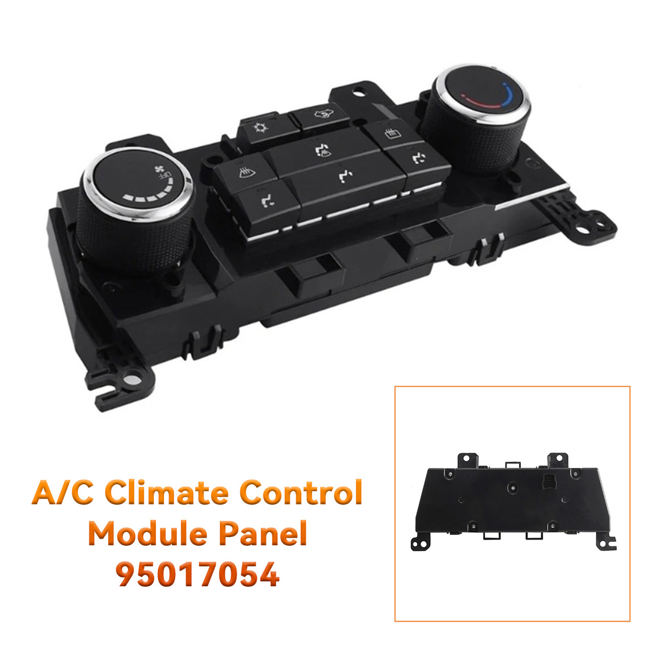 2009-2016 Chevrolet Cruze A/C Climate Control Module Panel 95017054 Generic