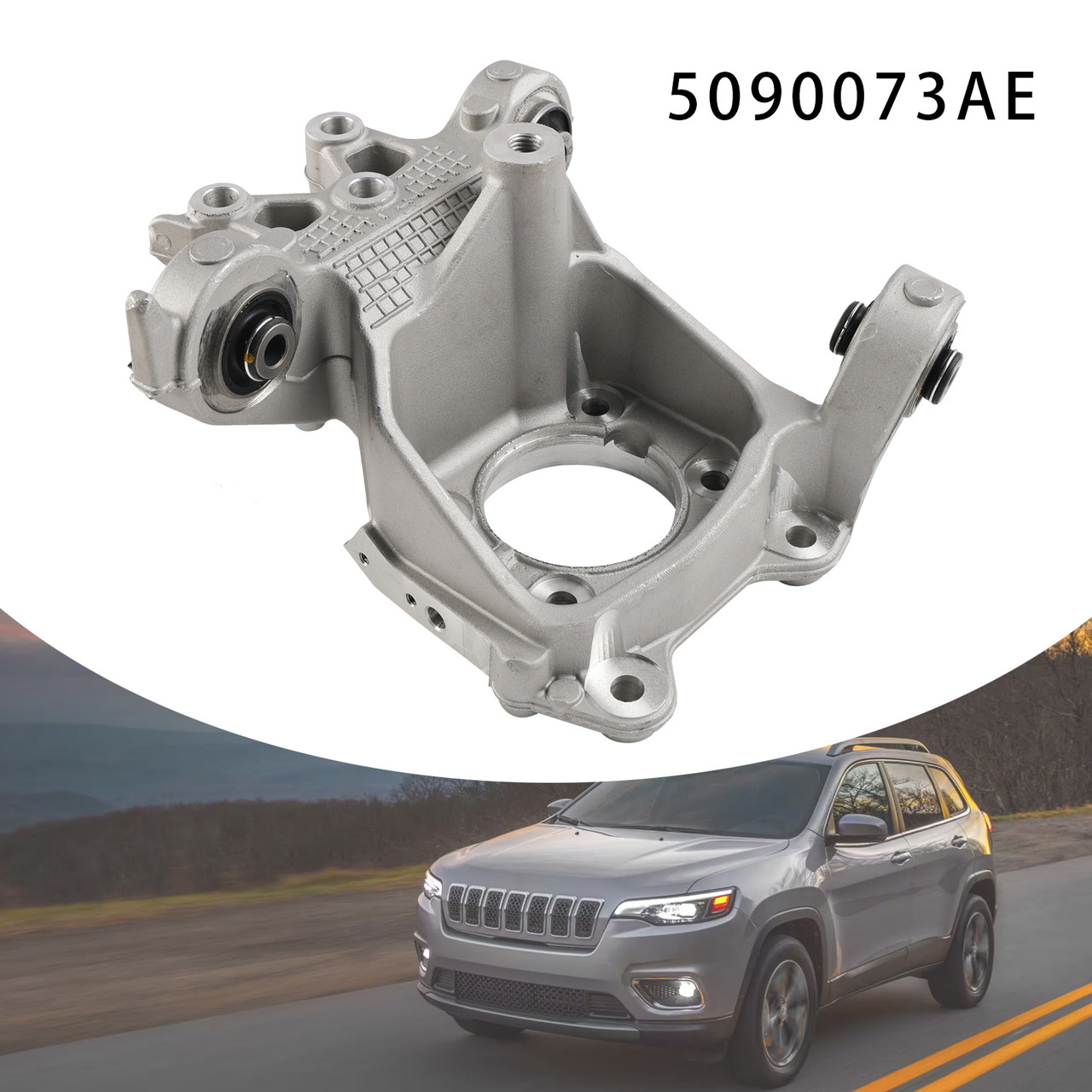 2014-2018 Jeep Cherokee Rear Left Suspension Knuckle 5090073AE Generic