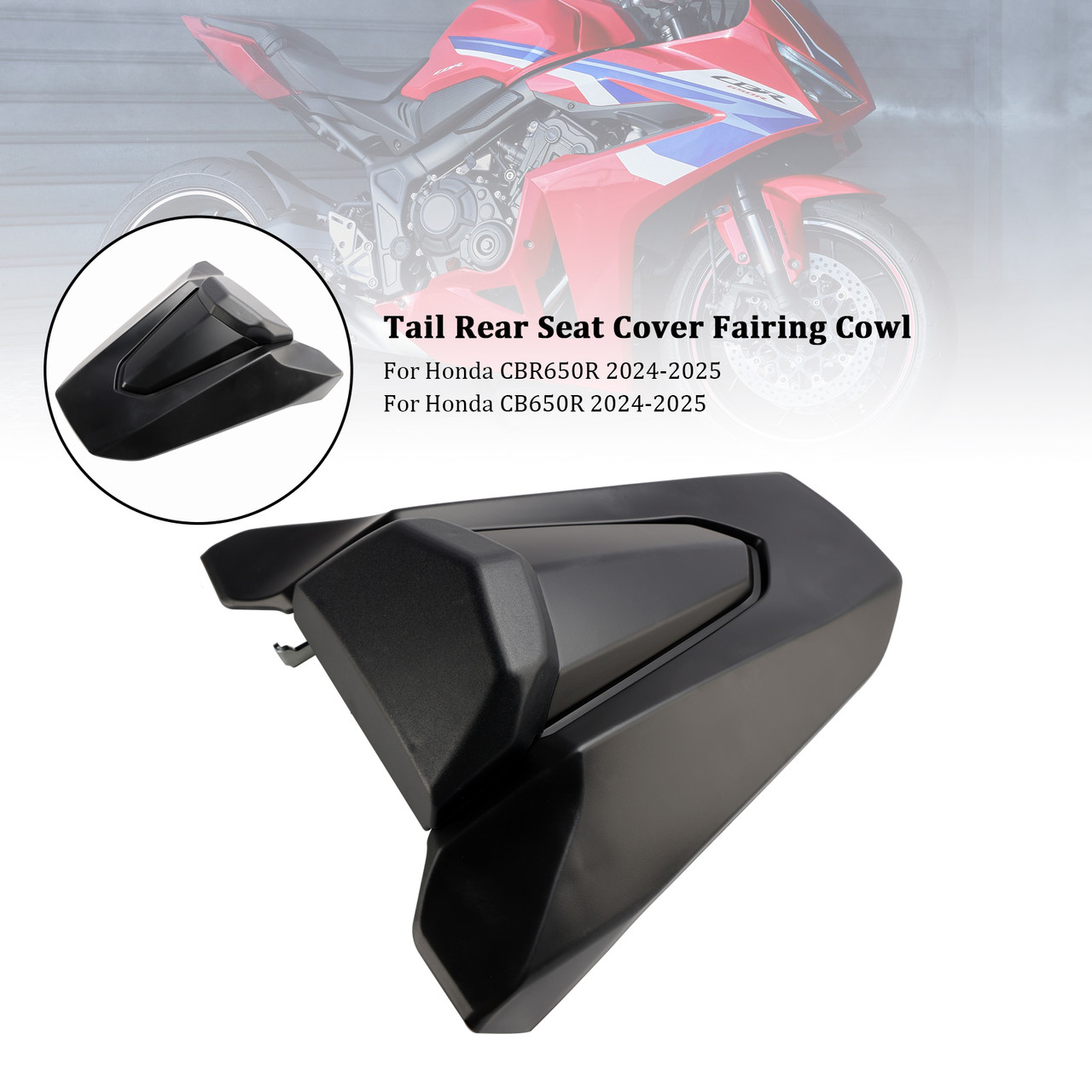 2024-2026 Honda CBR650R CB650R Rear Tail Seat Fairing Cover Matte