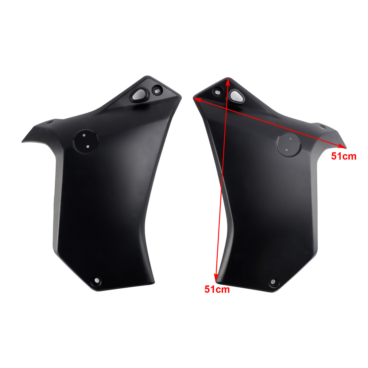 2019-2024 Yamaha Tenere 700 Side Frame Panel Protector Fairings Cover Black Generic