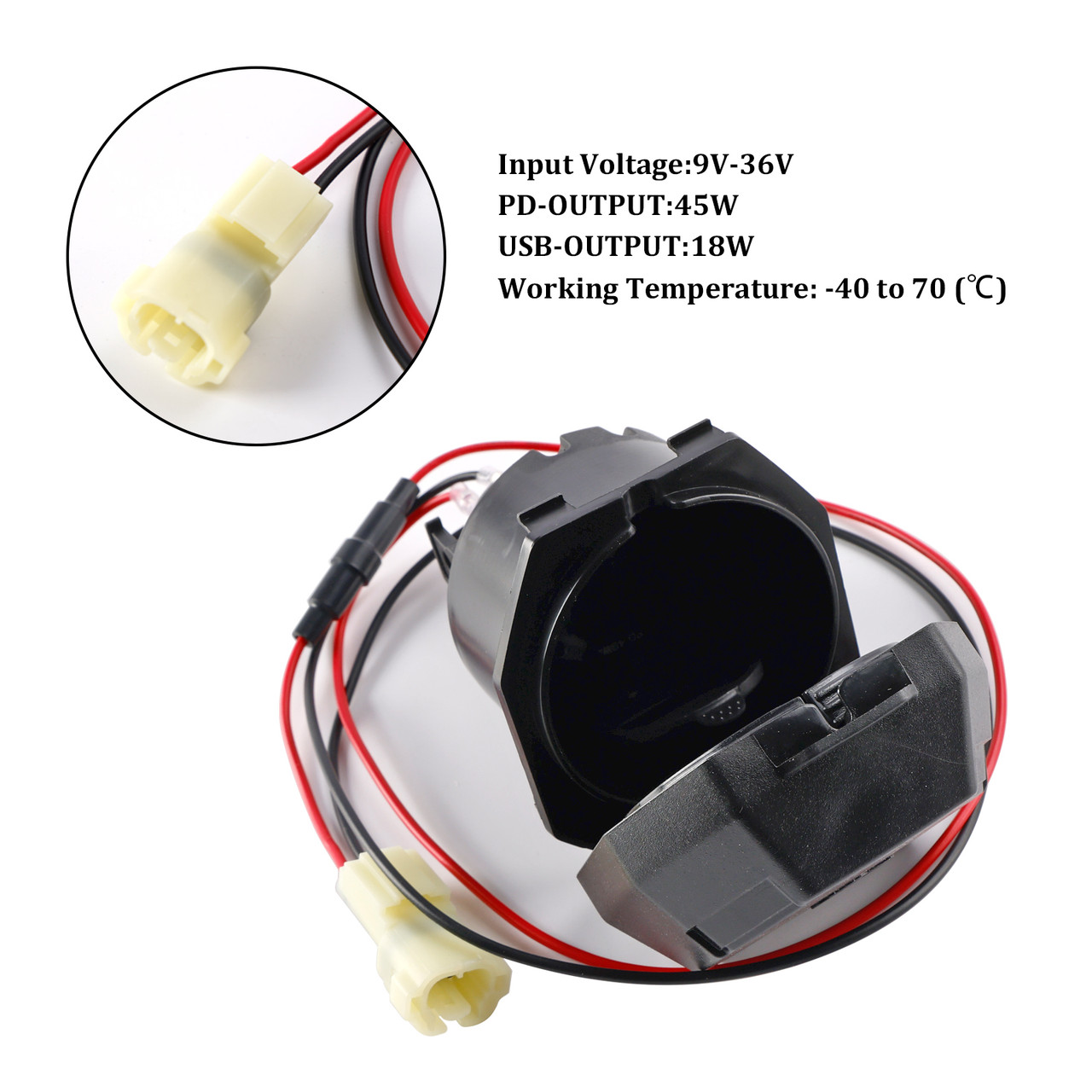 2022-2024 Kawasaki Versys 650 Right Socket Charger USB + Type-C Quick Generic 2022-2024 Kawasaki Versys 650 Right Socket Charger USB + Type-C Quick Generic