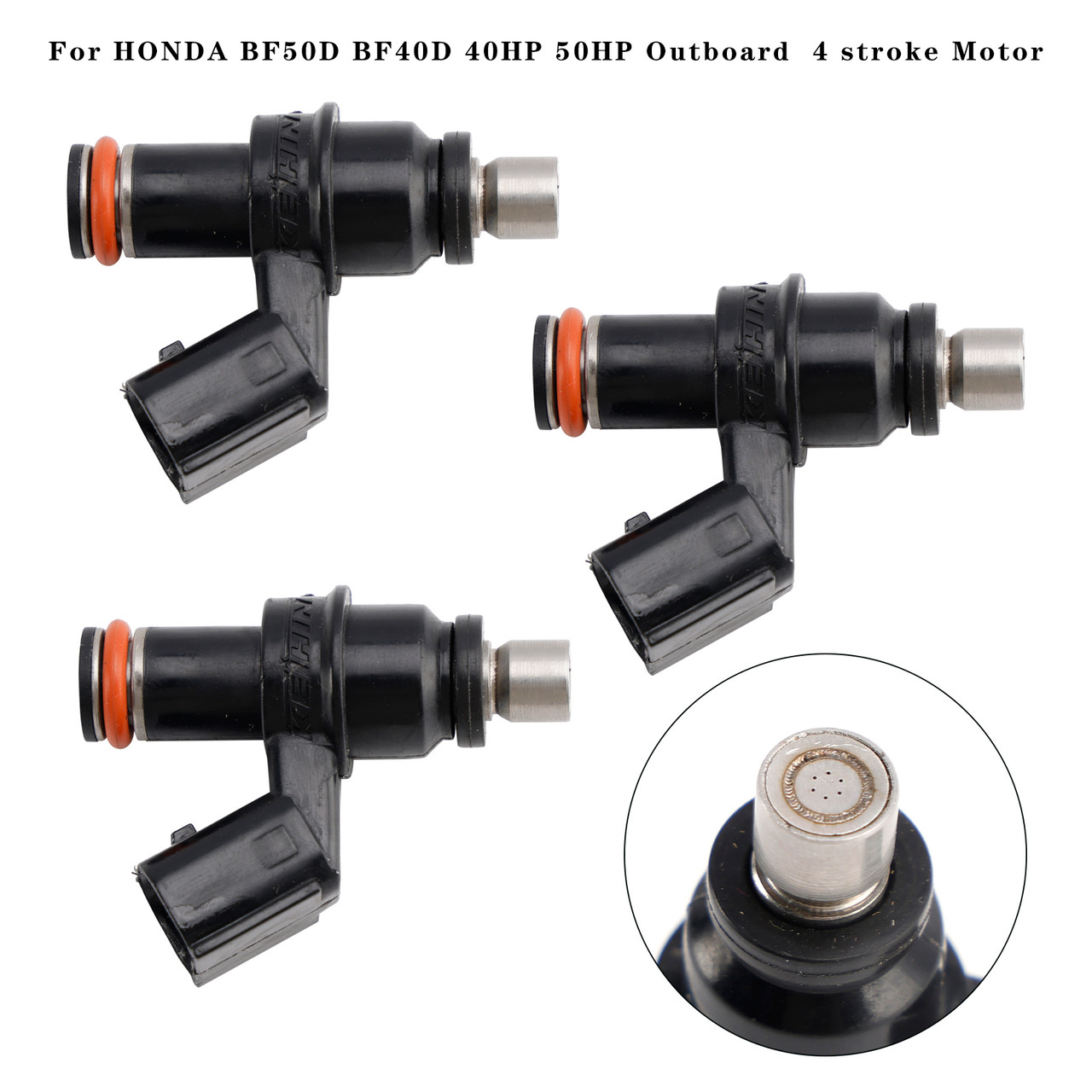 HONDA BF50D BF40D 40HP 50HP Outboard 3Pcs Fuel Injector 16450-ZZ5-003 Generic