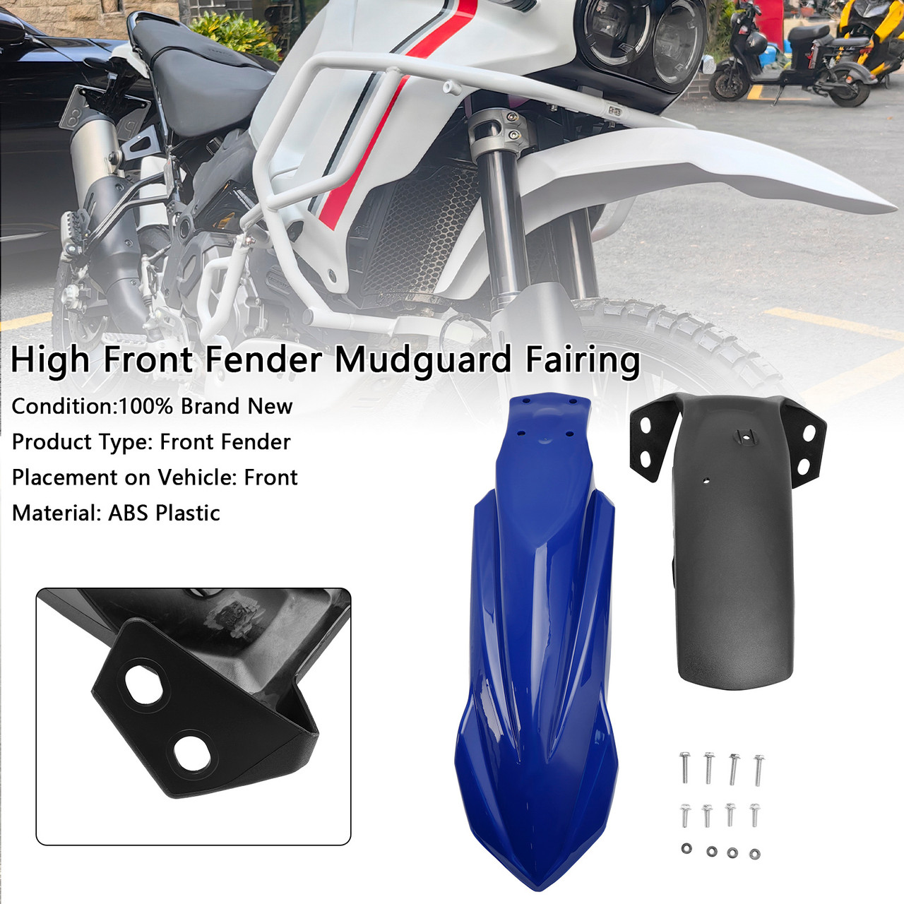 Yamaha Tenere 700 World Raid 2022-2024 High Front Fender Mudguard Fairing
