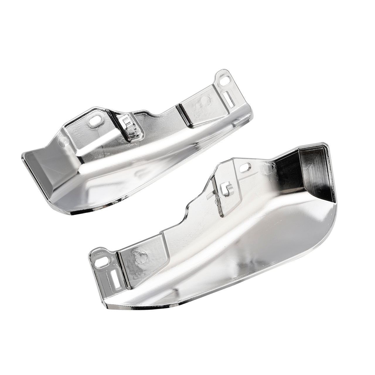 2023-2024 Touring CVO Street Glide Road Glide Mid-Frame Air Heat Deflector Chrome Generic