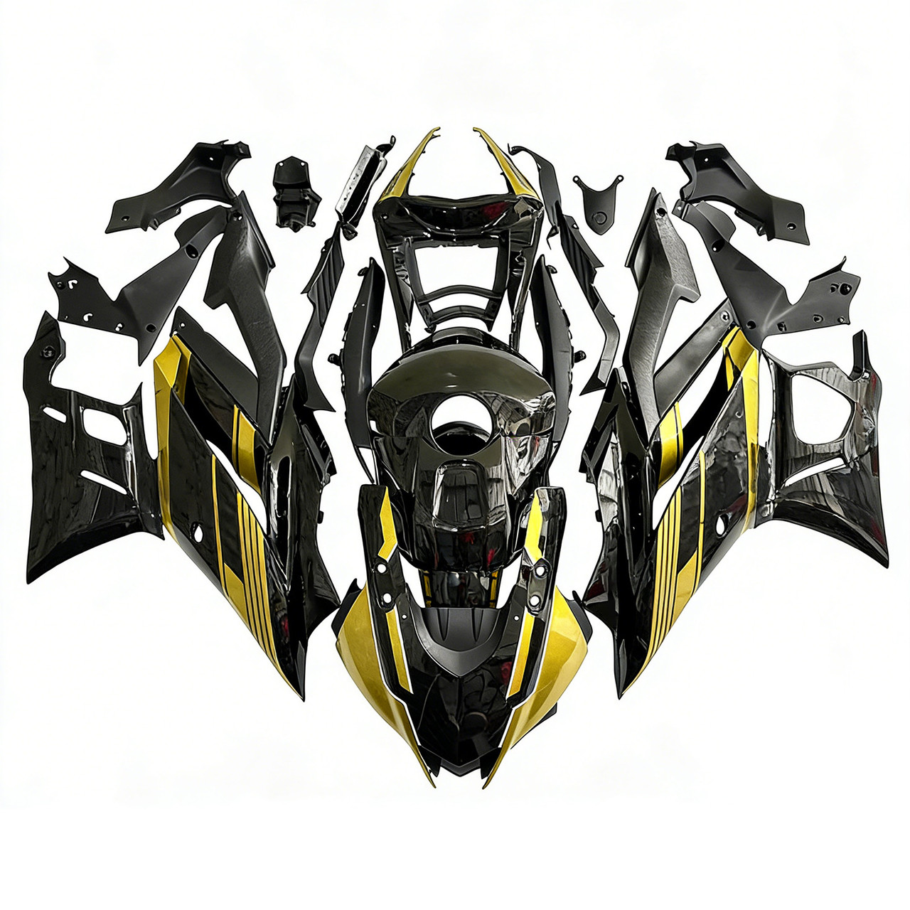2022-2023 Yamaha YZF-R3 R25 Gold&Black Fairing Kit