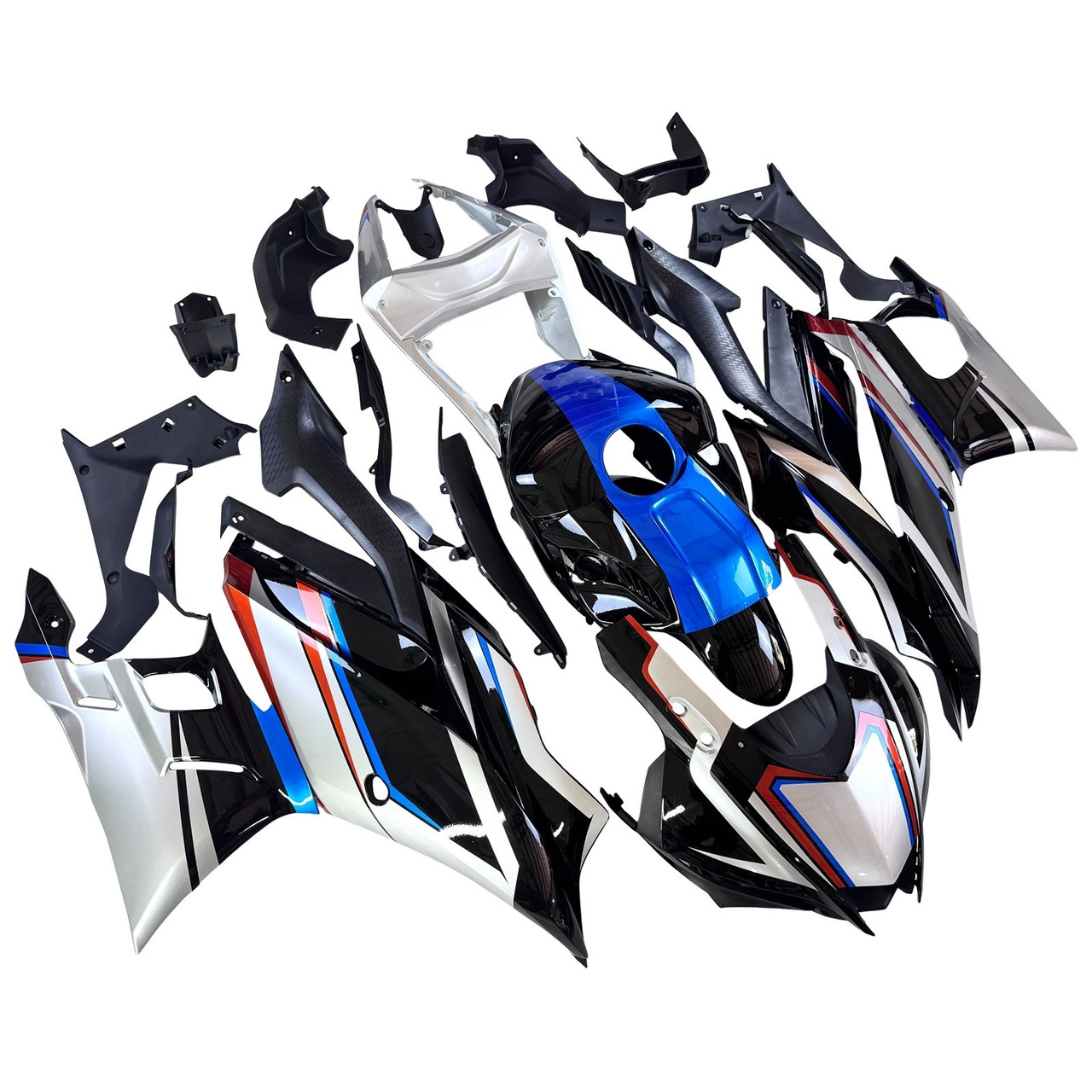 2022-2024 Yamaha YZF-R3 R25 Black&Grey Fairing Kit