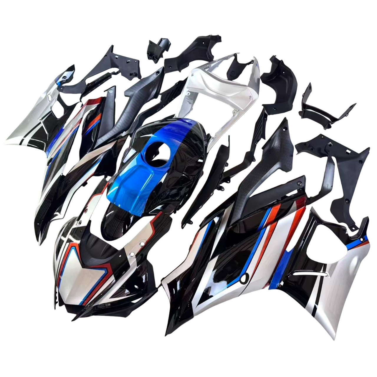 2022-2024 Yamaha YZF-R3 R25 Black&Grey Fairing Kit