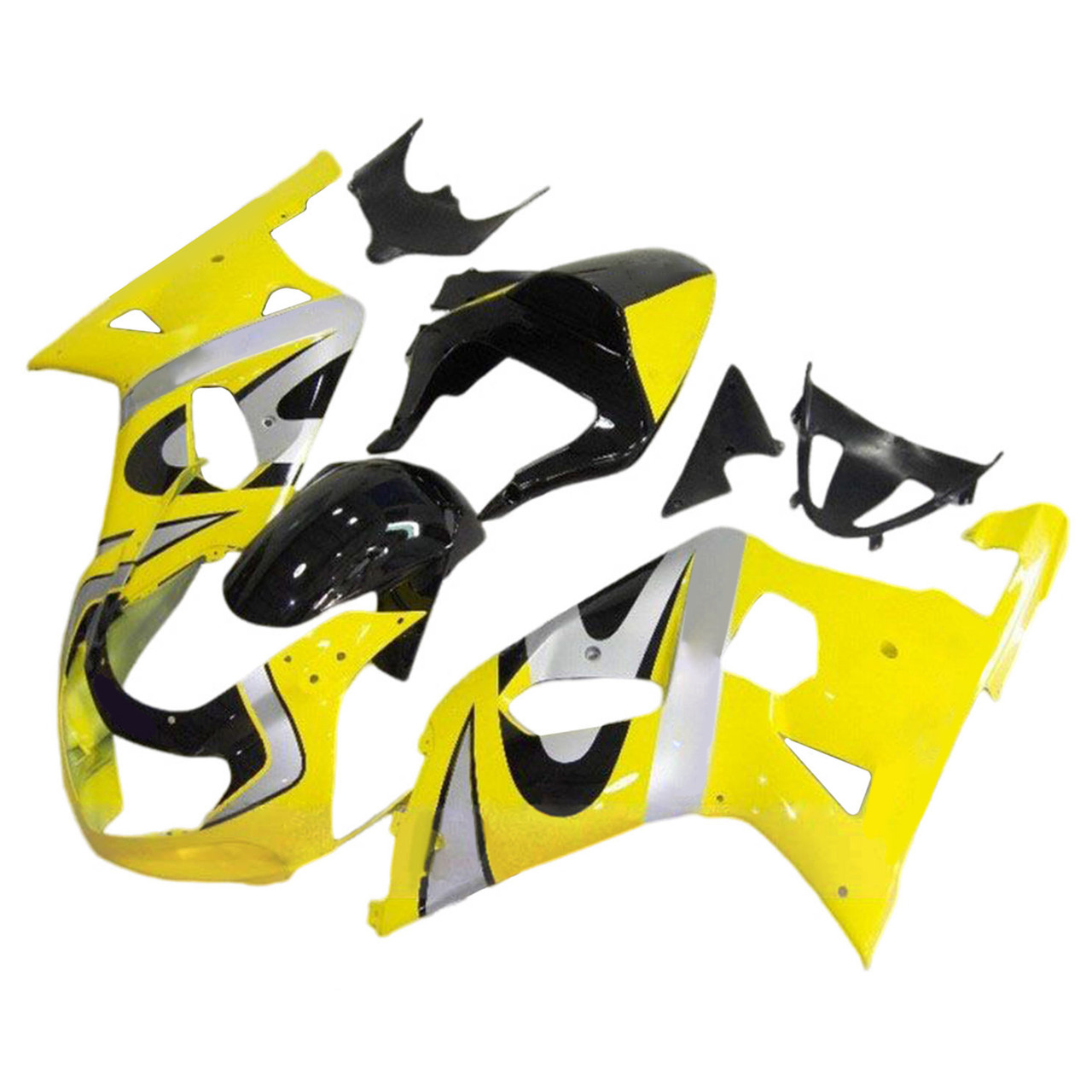 2001-2003 GSXR600 2000-2003 GSXR750 K1 Suzuki Yellow&Black Fairing Kit