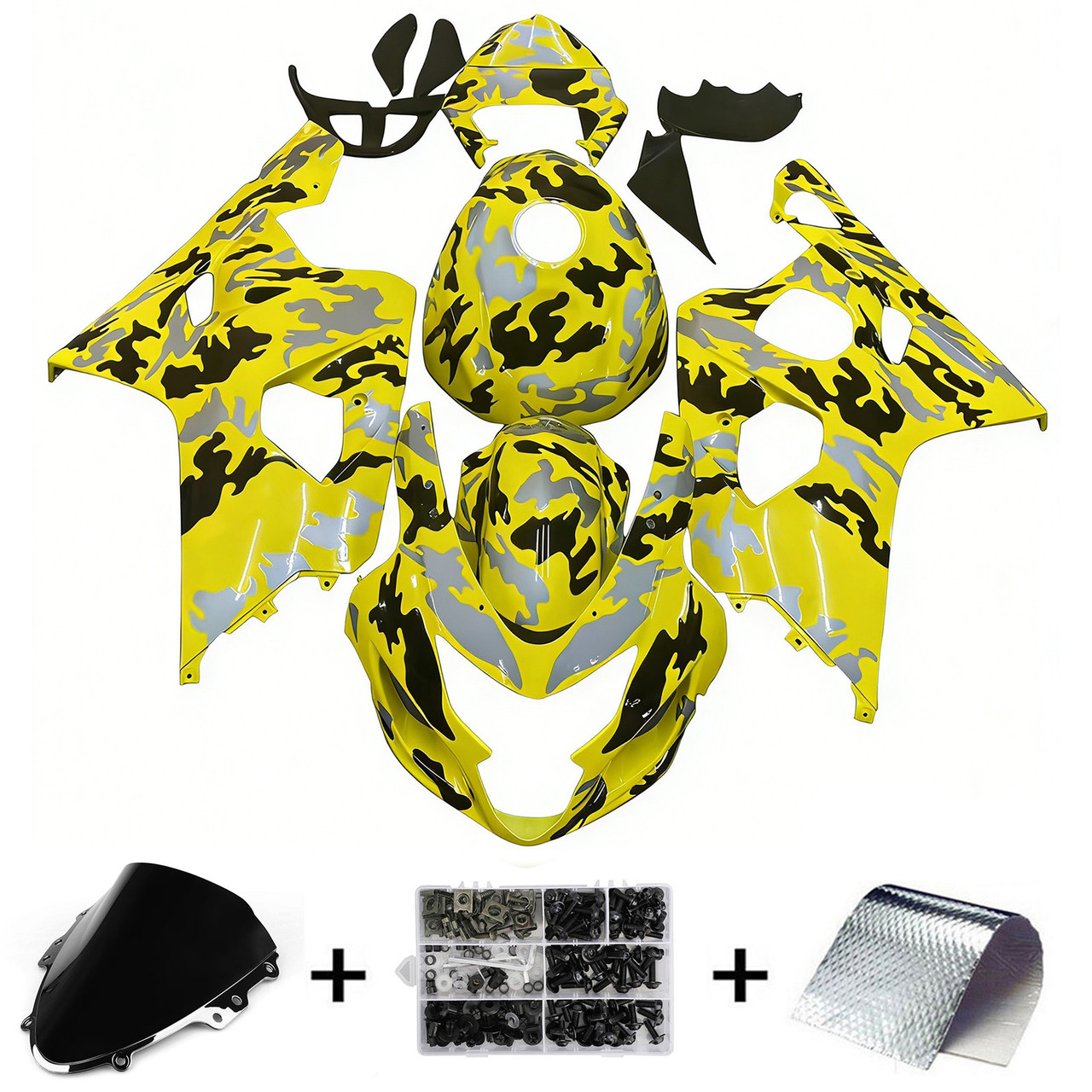 2004-2005 Suzuki GSXR600/750 Fairing Kit Collection One, Style 13