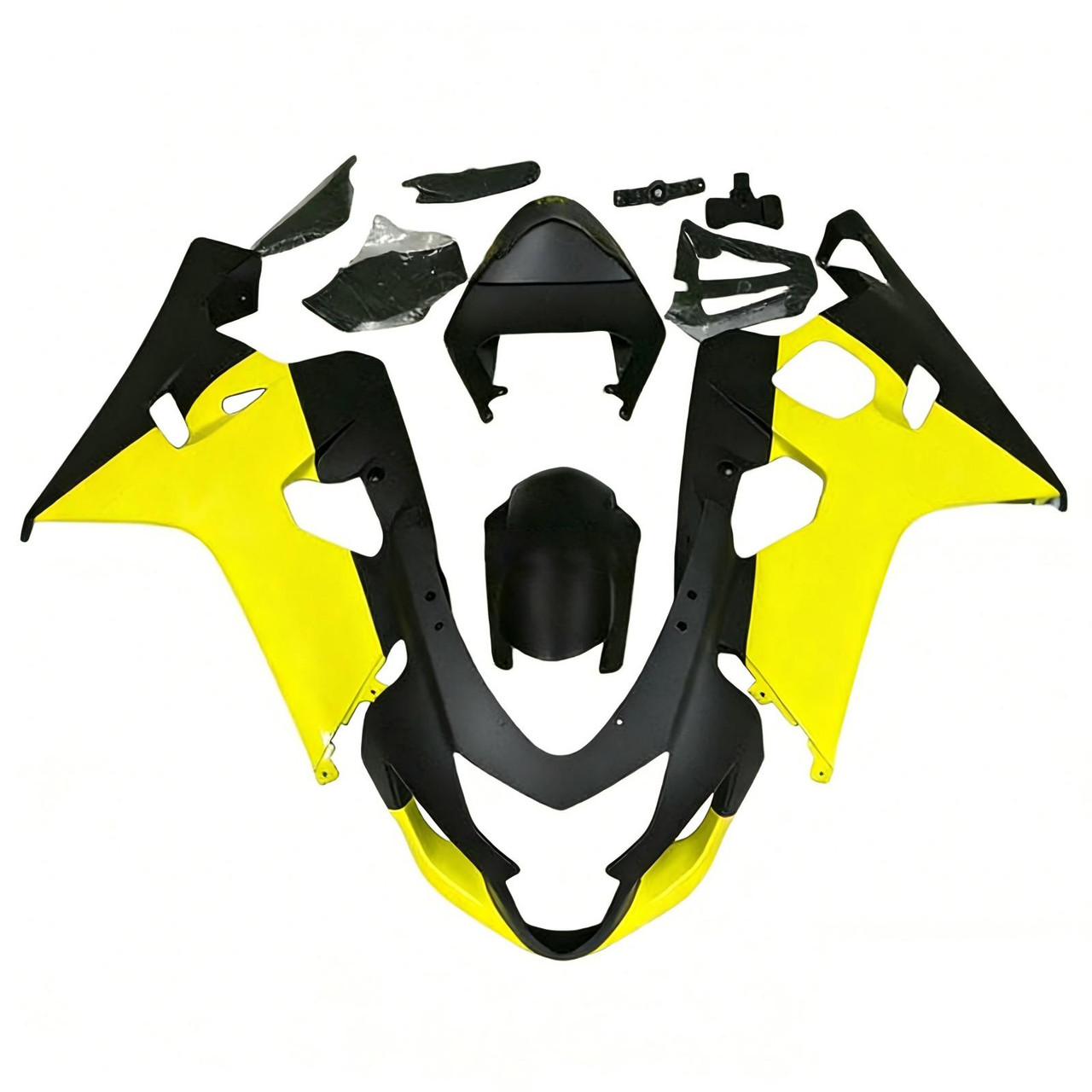 2004-2005 K4 GSXR 600/750 Suzuki Yellow&Black Fairing Kit