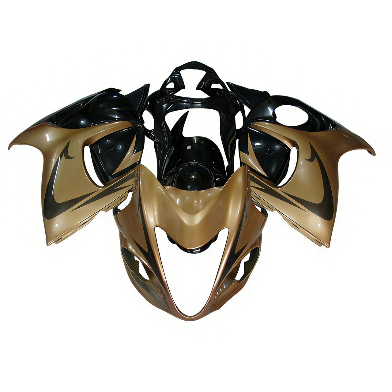 2008-2020 GSX1300R Hayabusa Suzuki Gloss Khaki&Black Fairing Kit