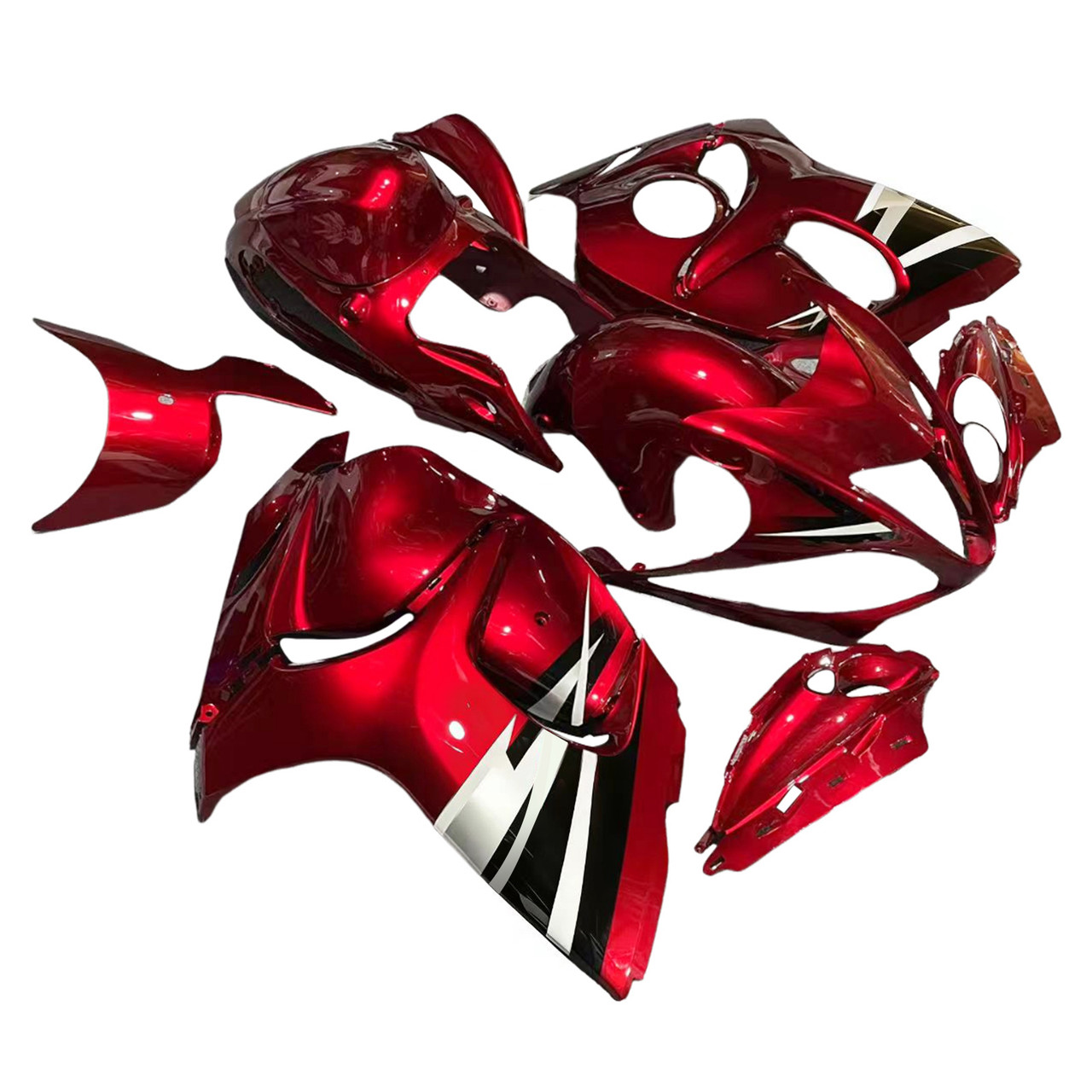 2008-2020 GSX1300R Hayabusa Suzuki Dark Red Fairing Kit