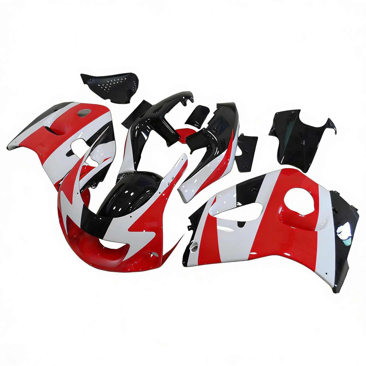 GSXR600 1996-2000 GSXR750 1996-1999 Suzuki Red&White Fairing Kit