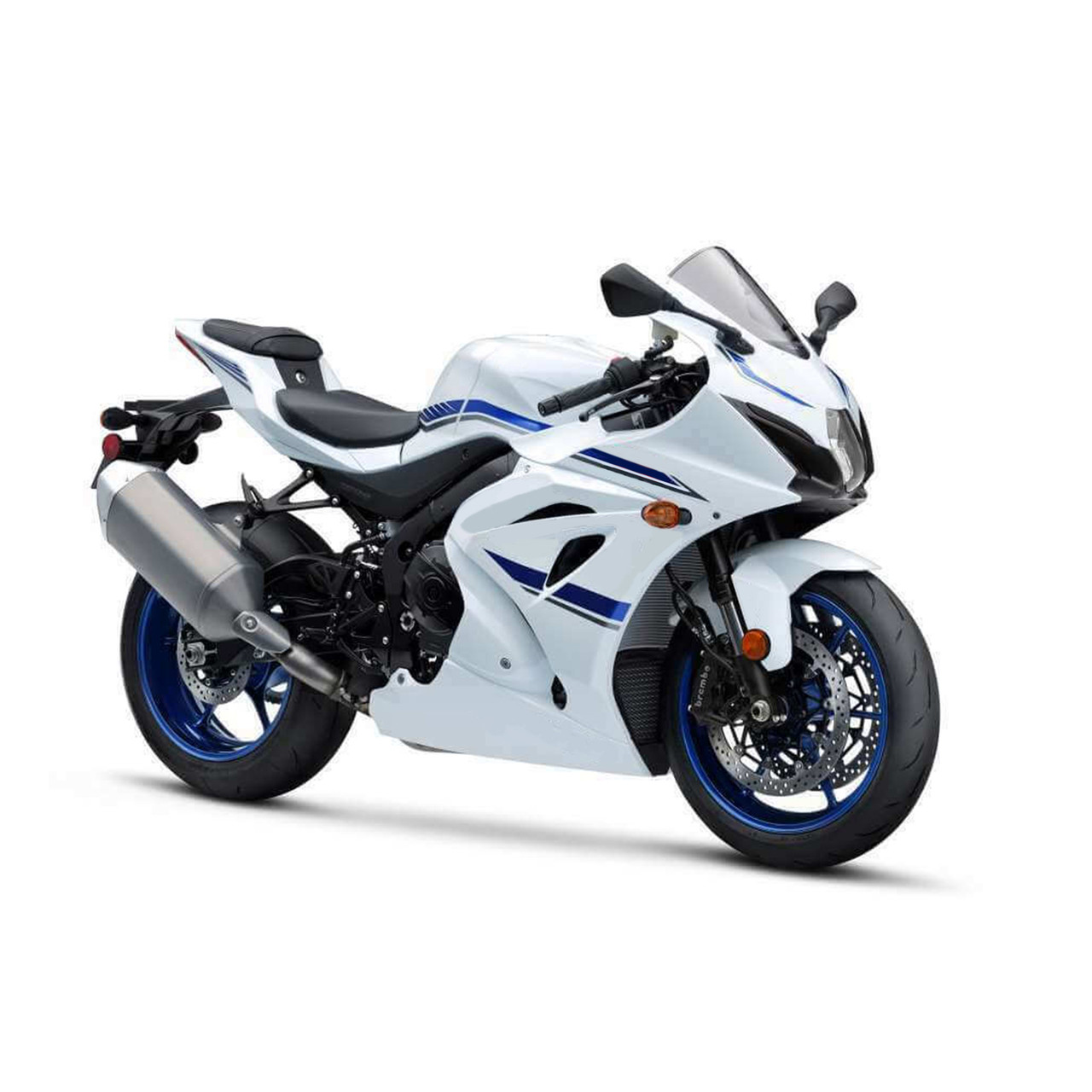 2017-2024 K17 GSXR1000 Suzuki White&Blue Style2 Fairing Kit