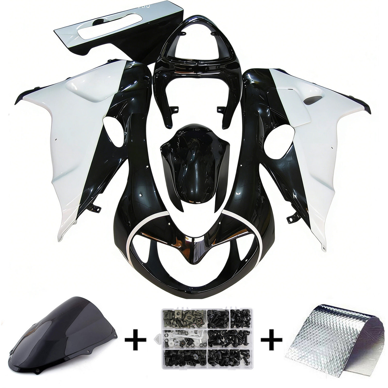 1998-2003 TL1000R Suzuki Black&White Fairing Kit