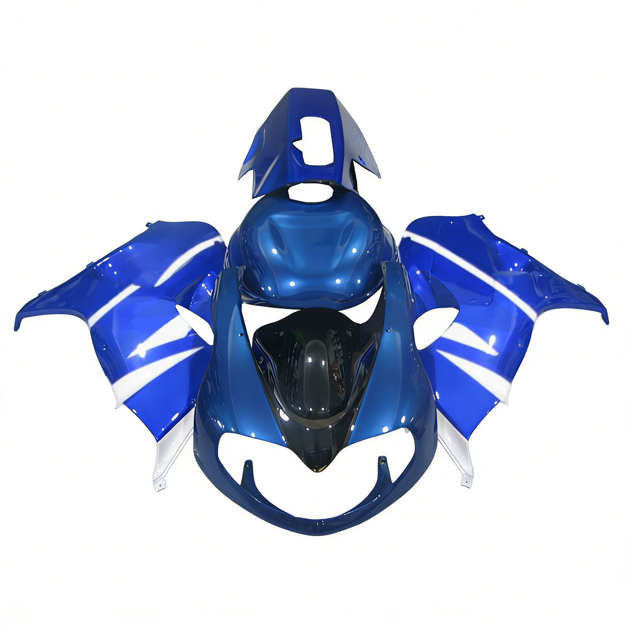 1998-2003 TL1000R Suzuki Blue&White Style4 Fairing Kit